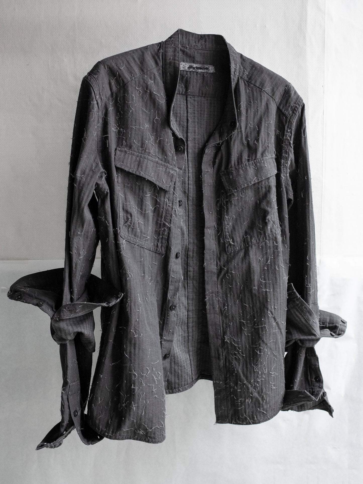 double sleeve field shirt / exo grey