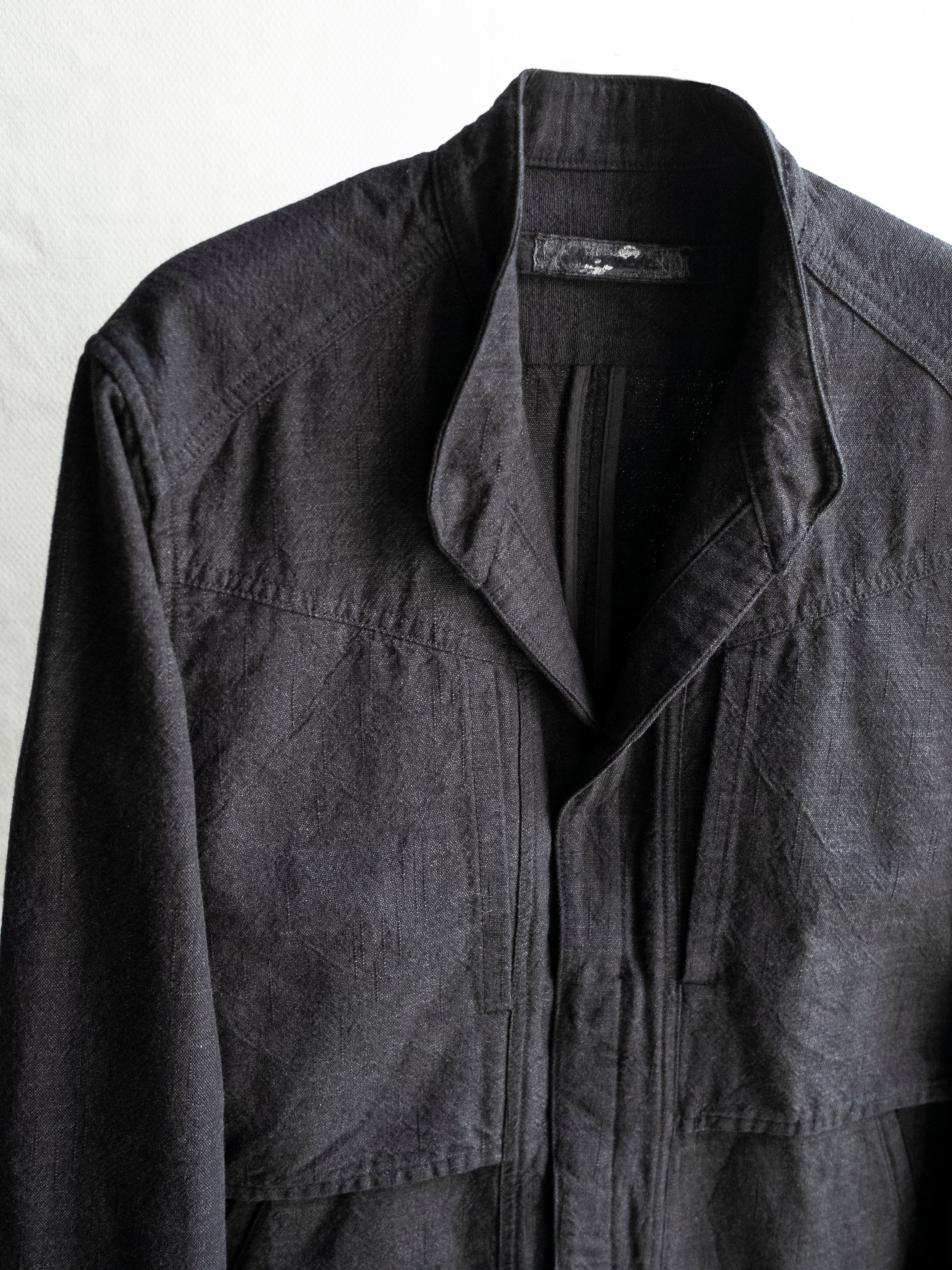 collarless jacket / shade