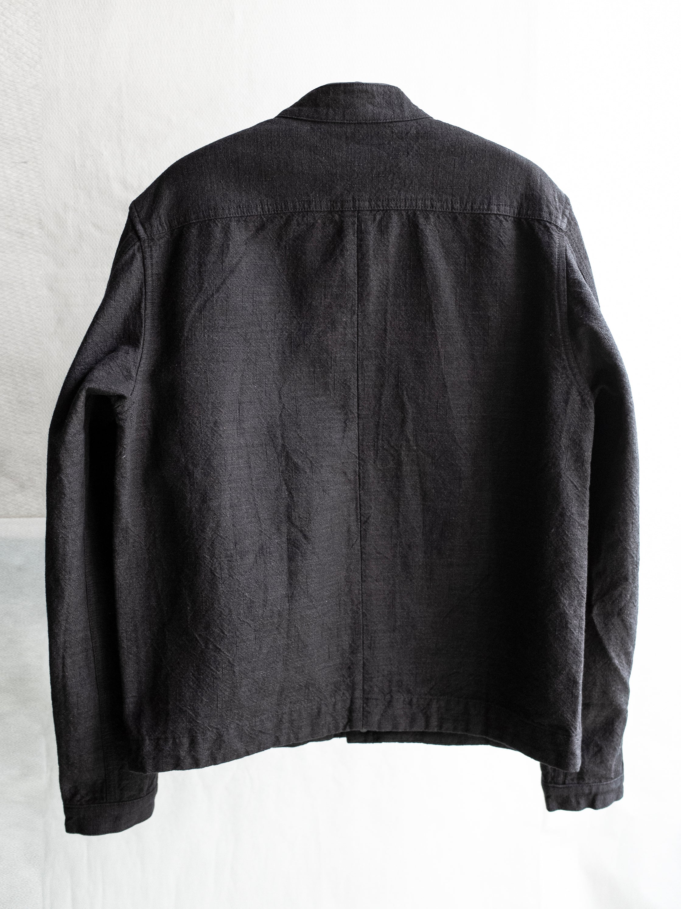 ジャケット・アウター CLANE QUILTING NO COLLAR JACKET collarless jacket / shade – blackmerle