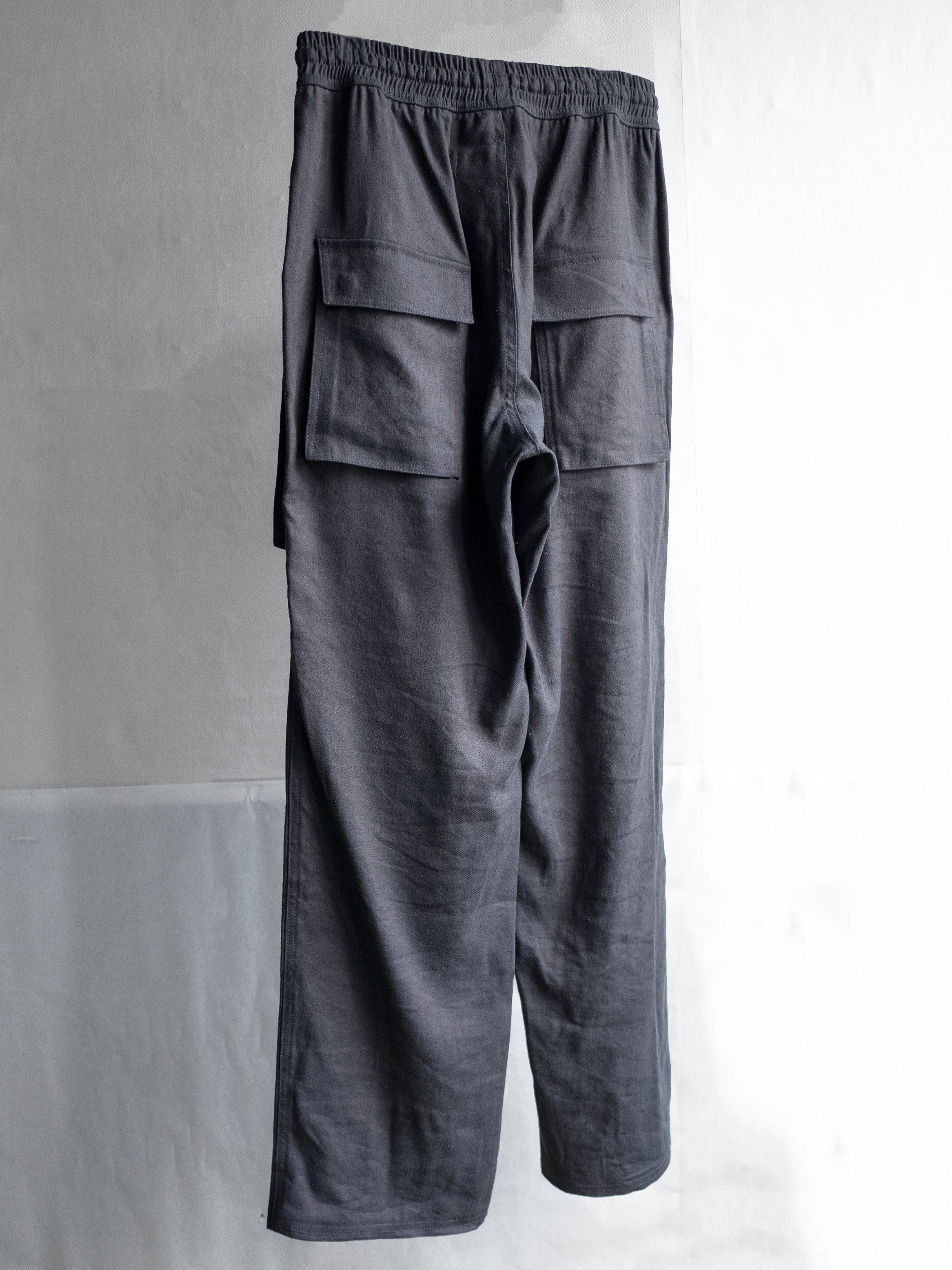 fatigue drawstring pants / rat grey
