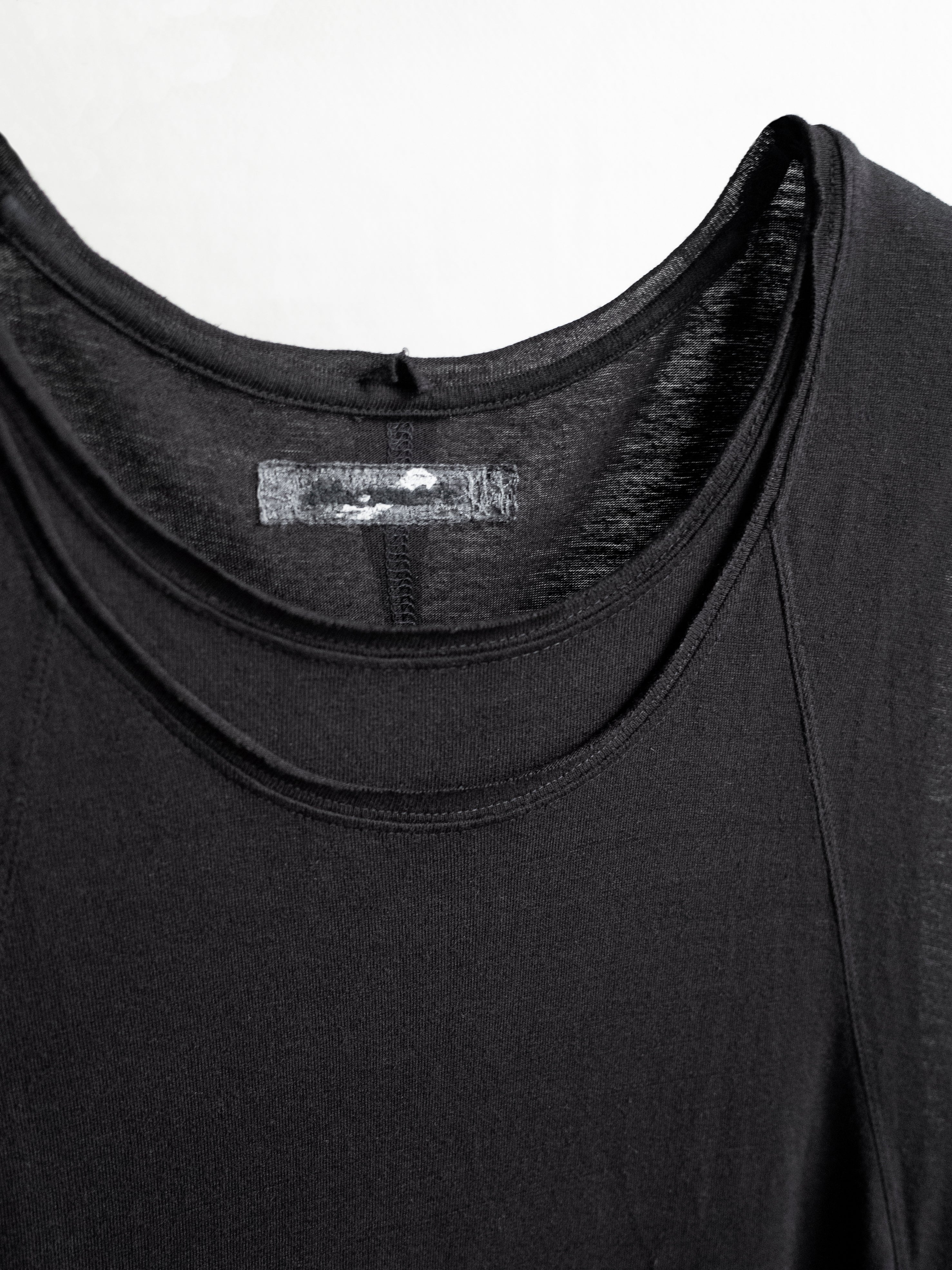 double neck tank / black