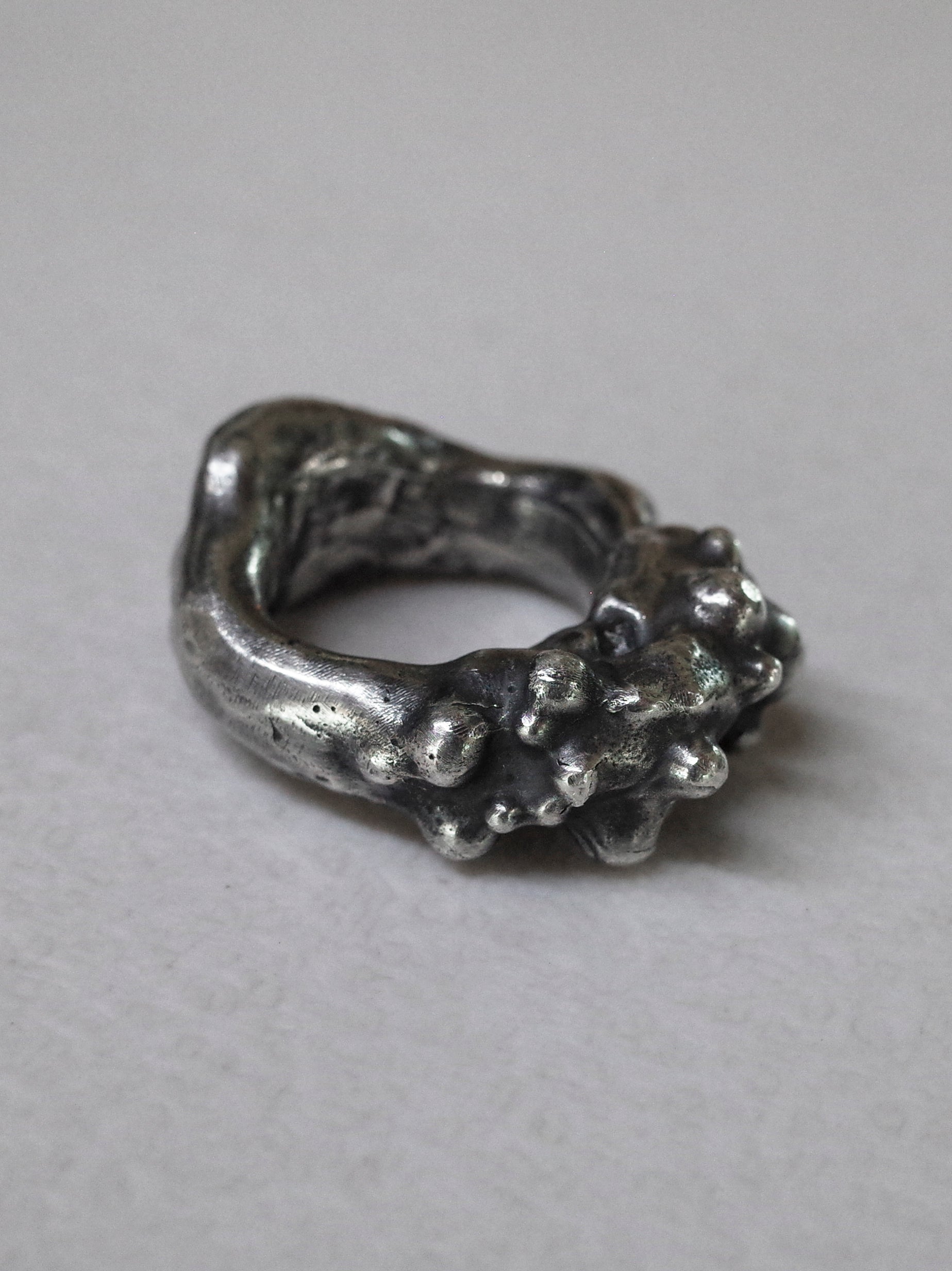 bone ring / 925 silver