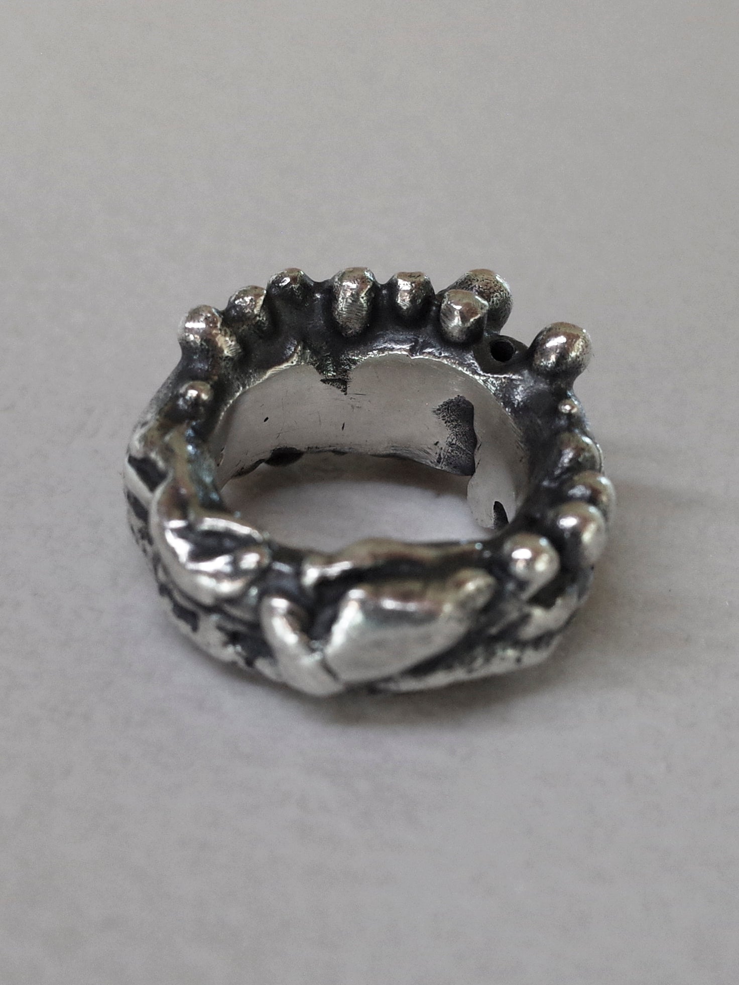 bubble ring / 925 silver