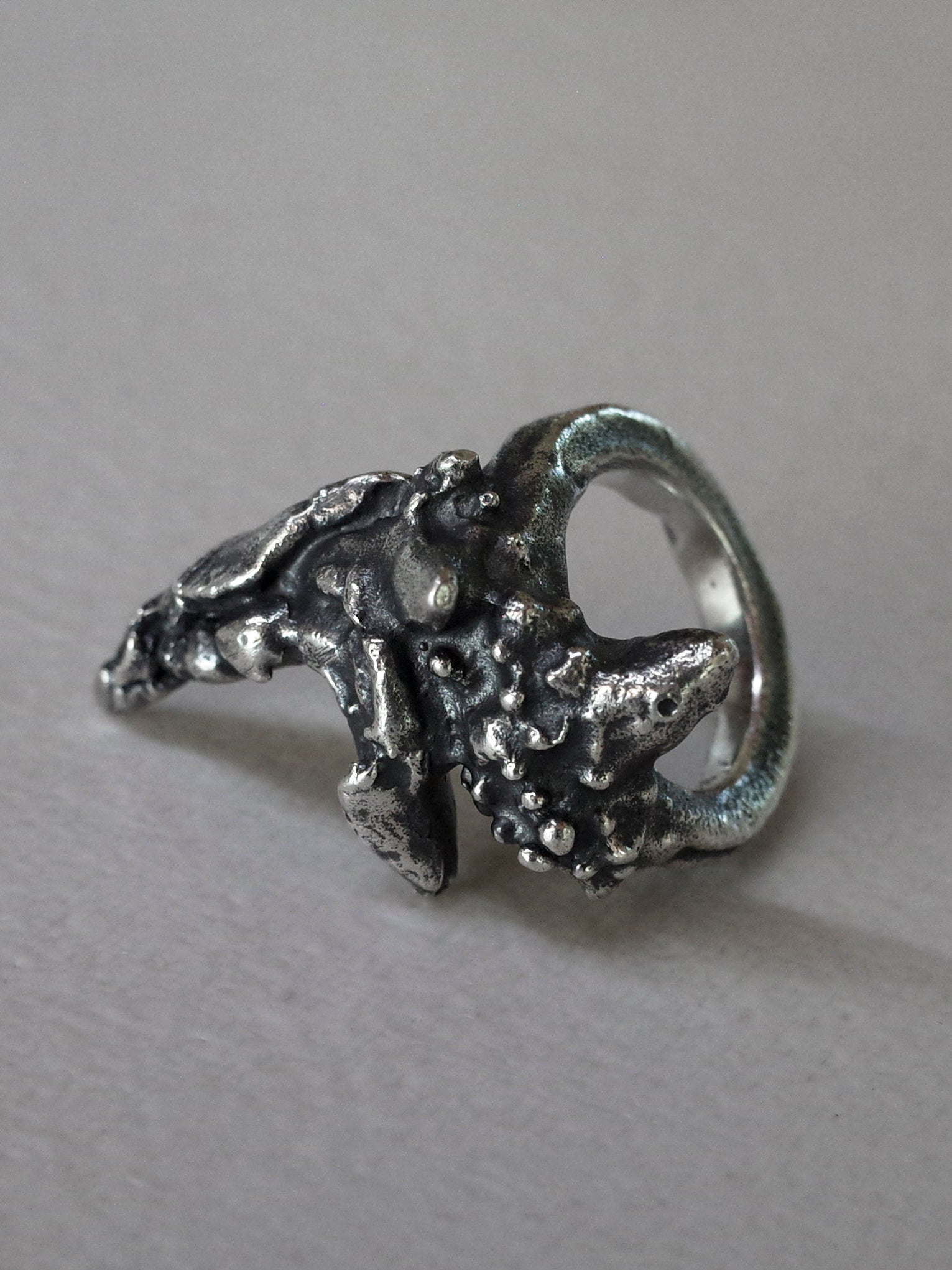 claw ring / 925 silver