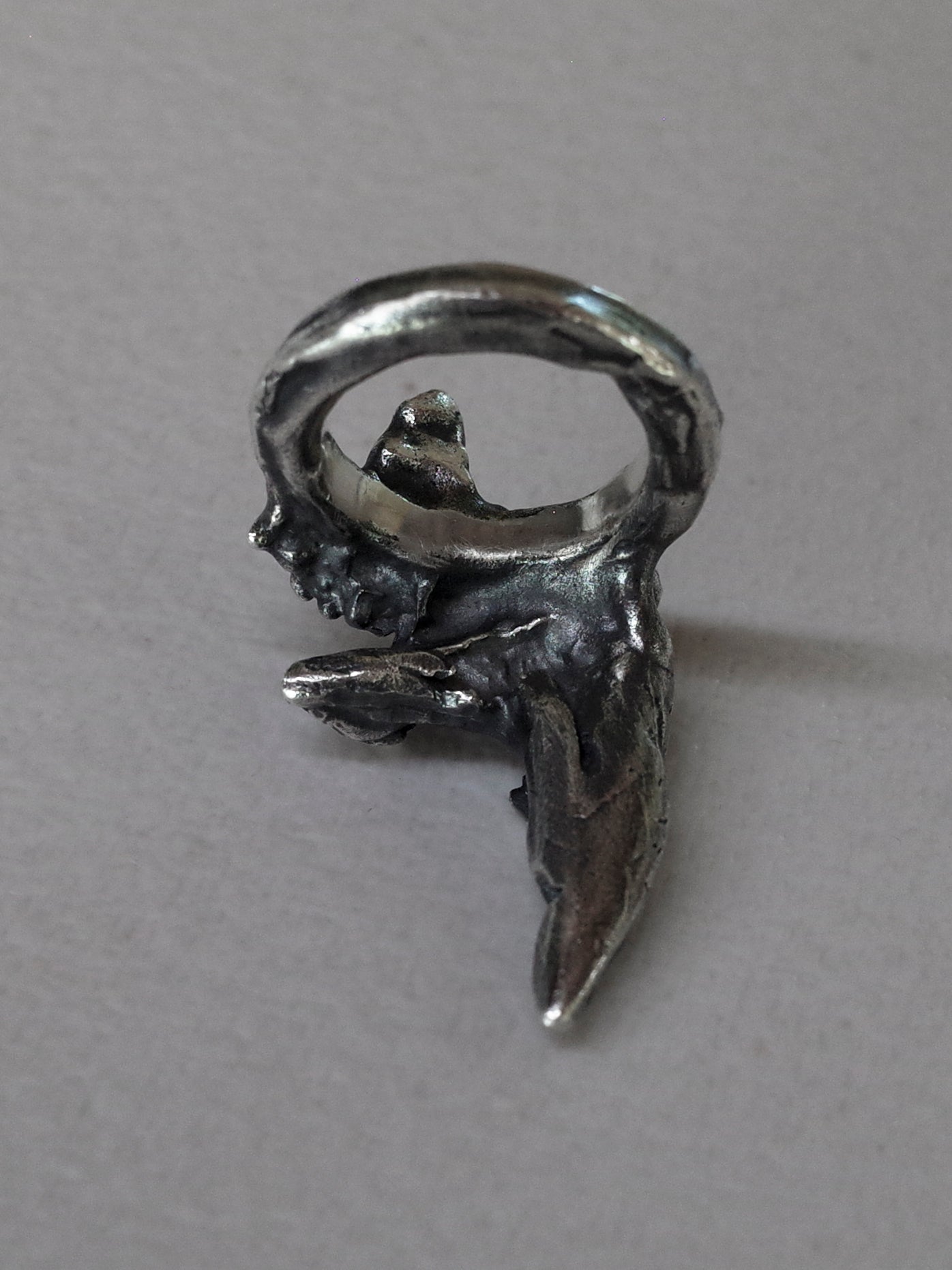 claw ring / 925 silver
