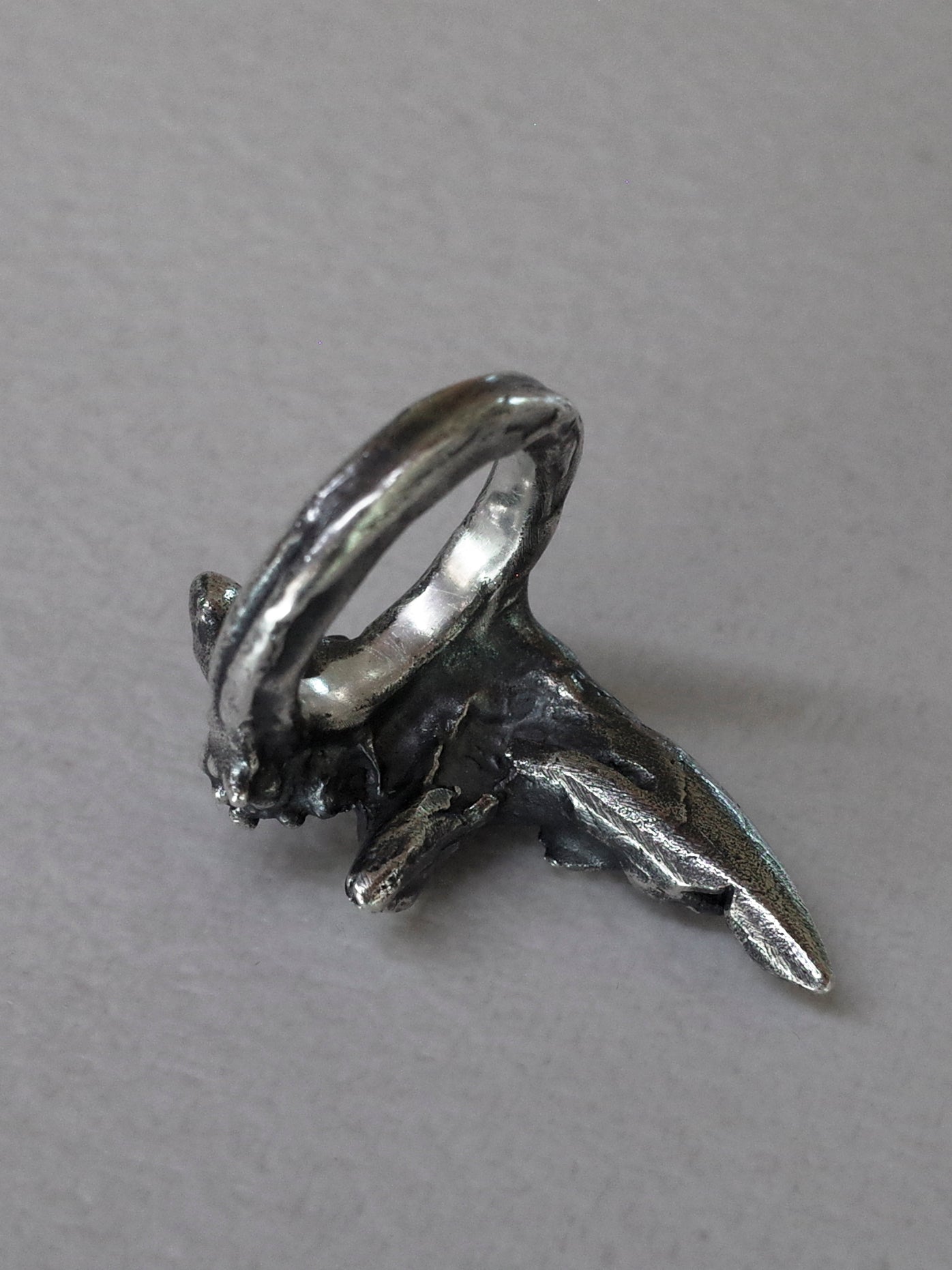 claw ring / 925 silver