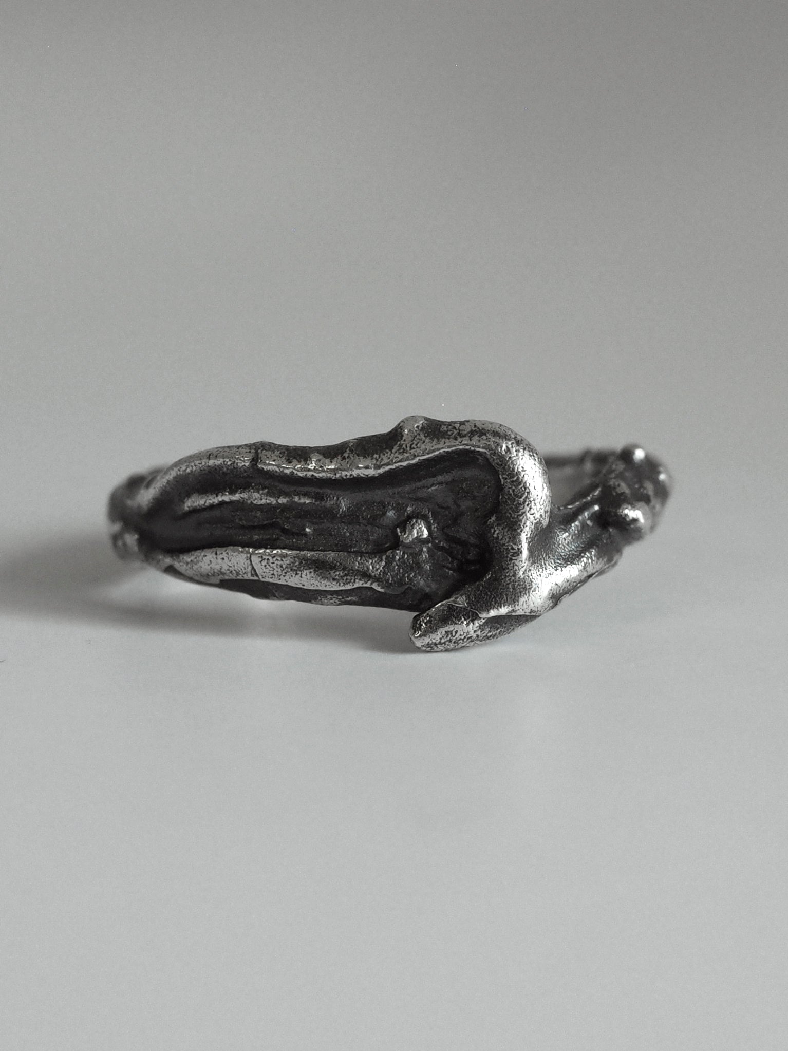 wave ring / 925 silver