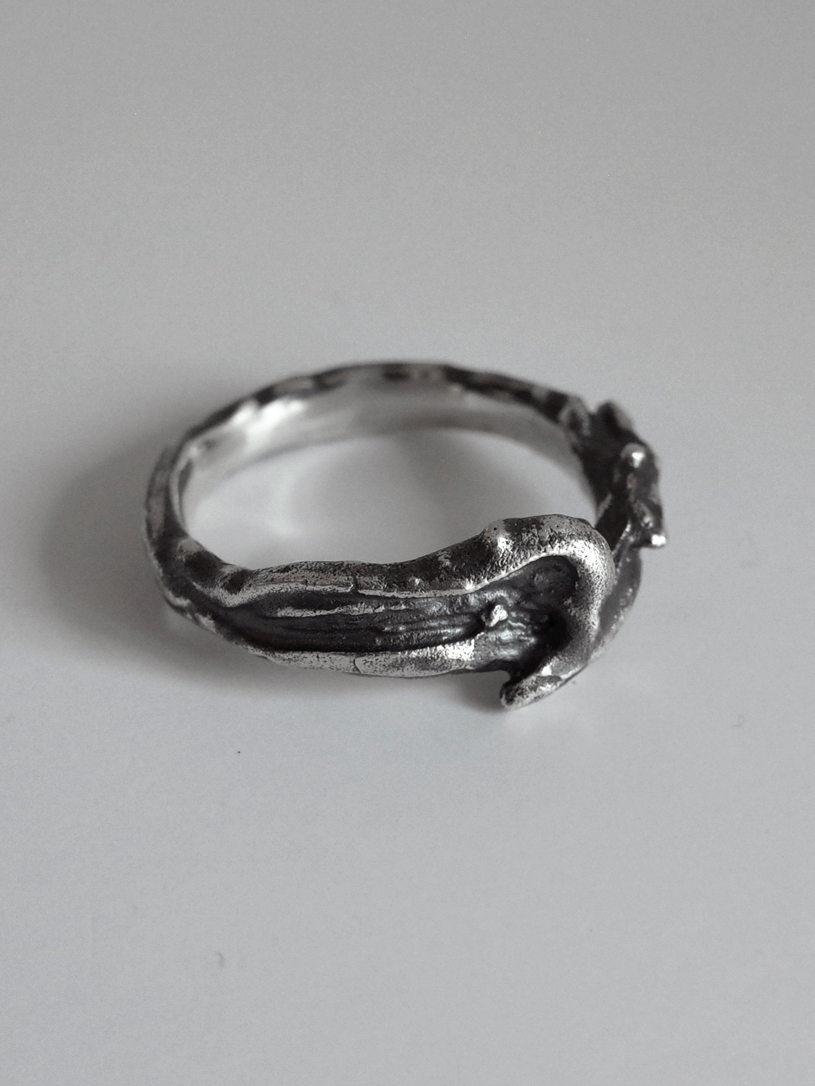 wave ring / 925 silver