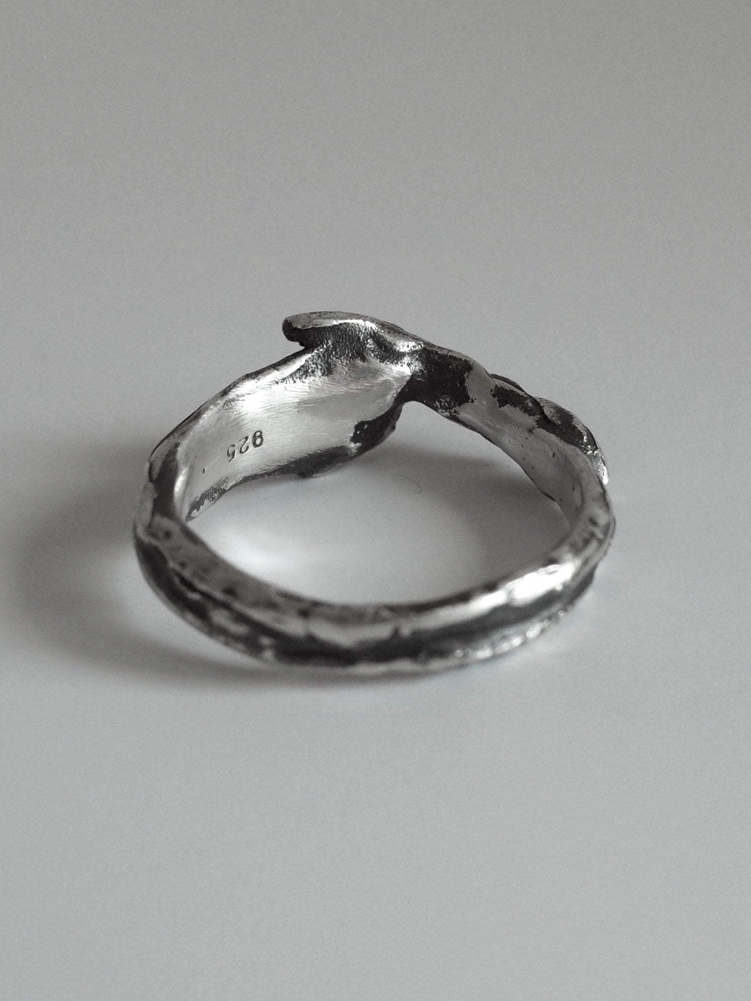 wave ring / 925 silver