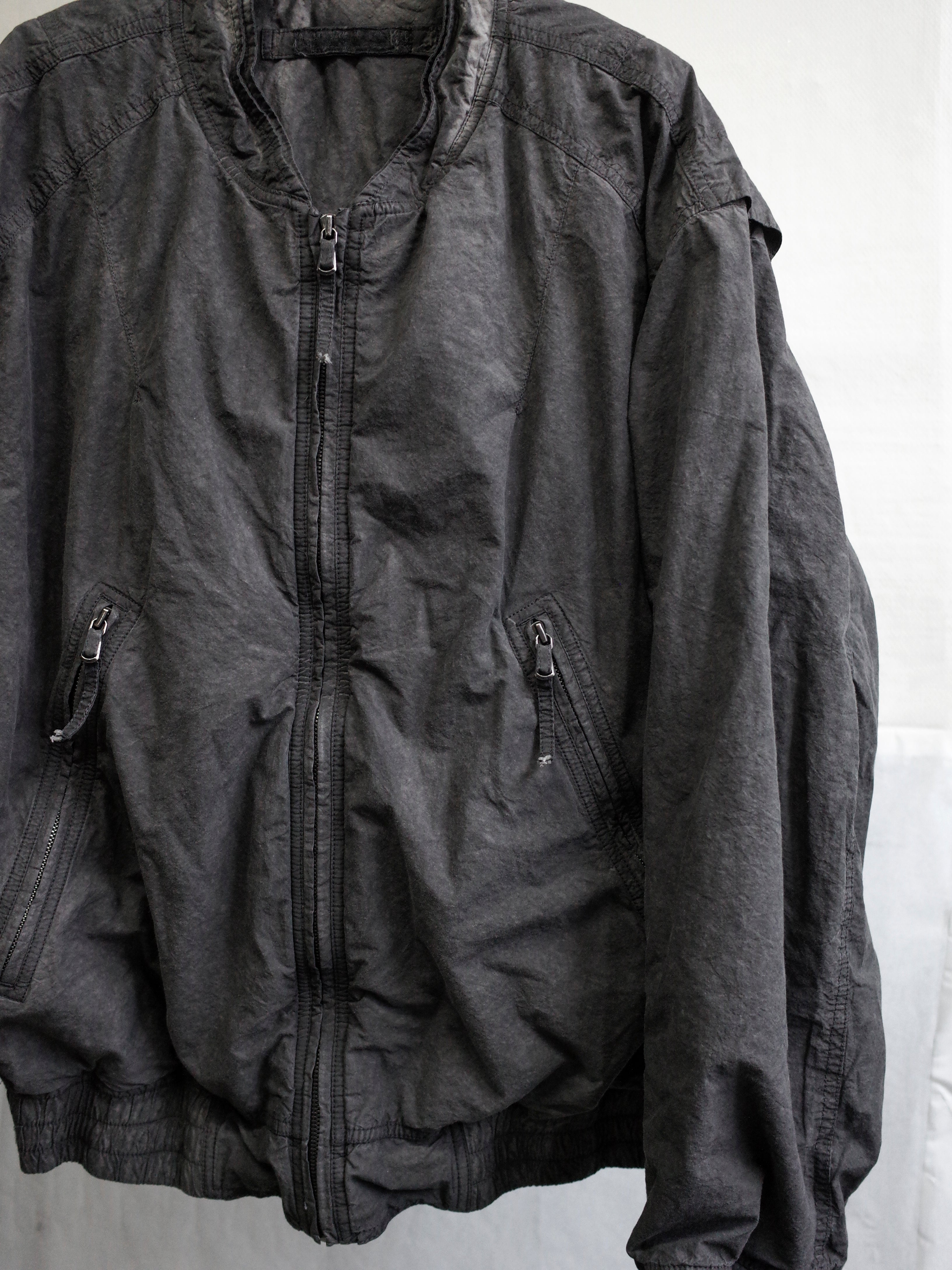 double sleeve bomber / slab grey (t.w.) – blackmerle double sleeve bomber / slab grey (t.w.) – blackmerle