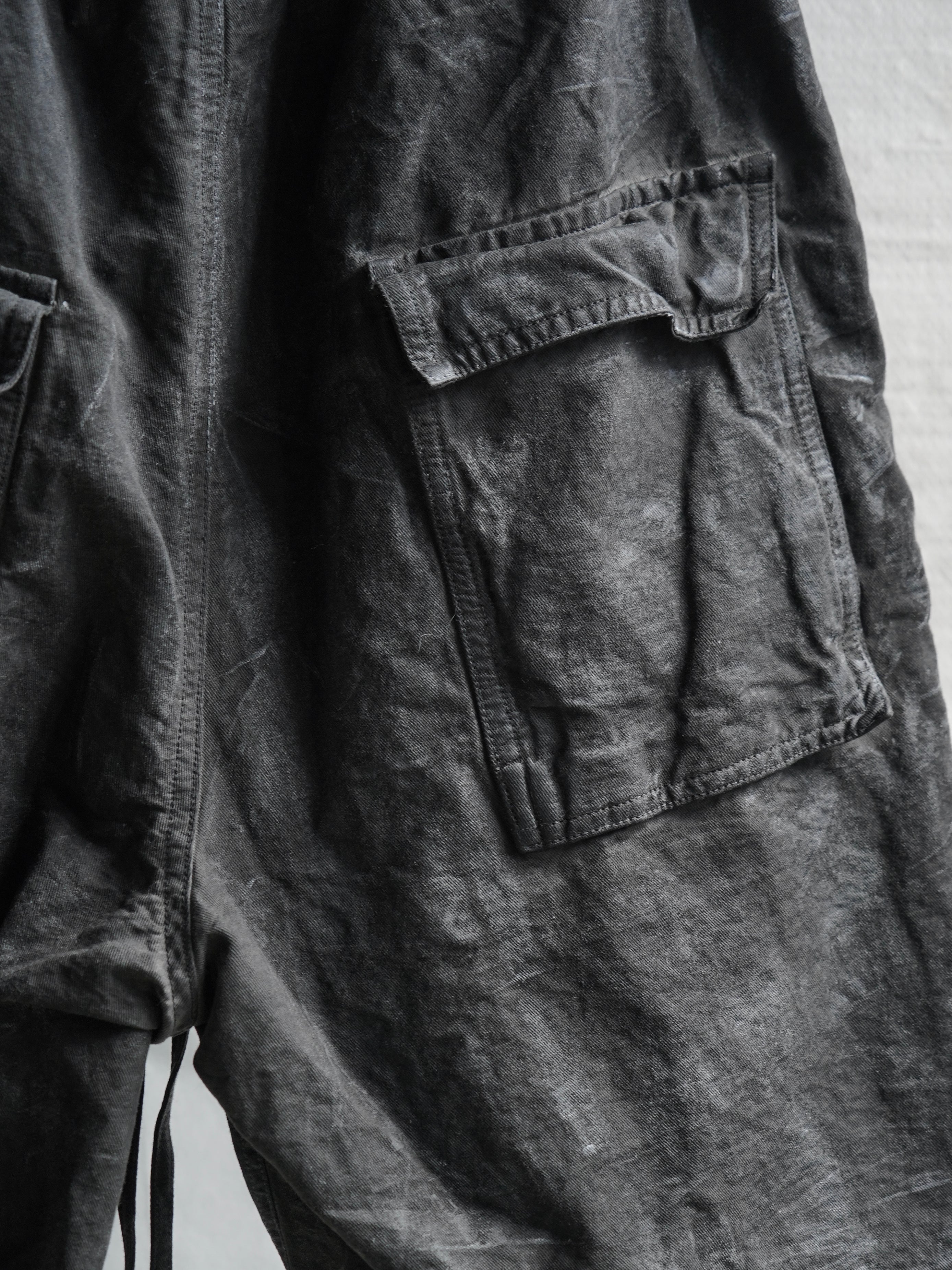 fatigue shorts / slab grey