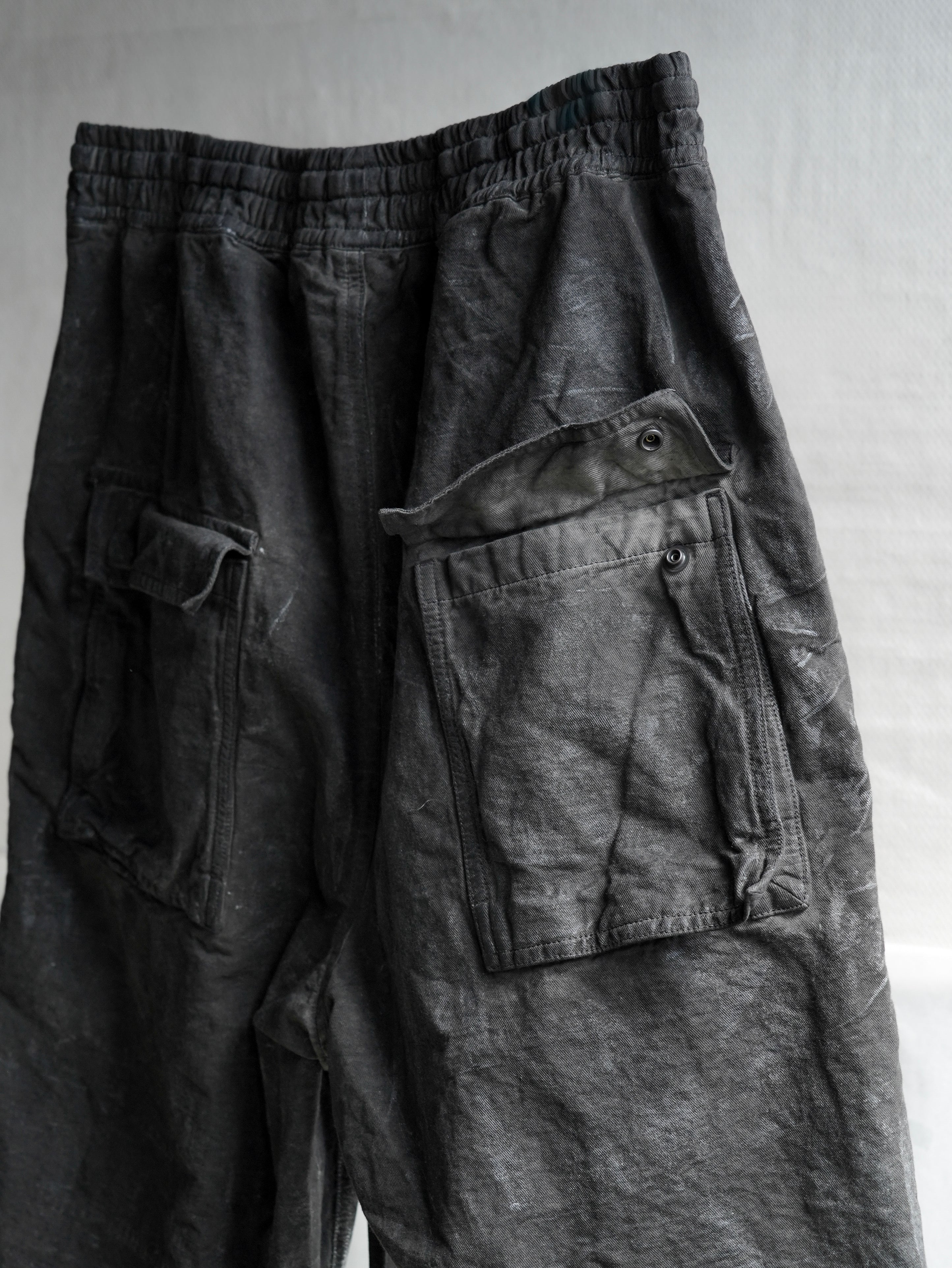 fatigue shorts / slab grey