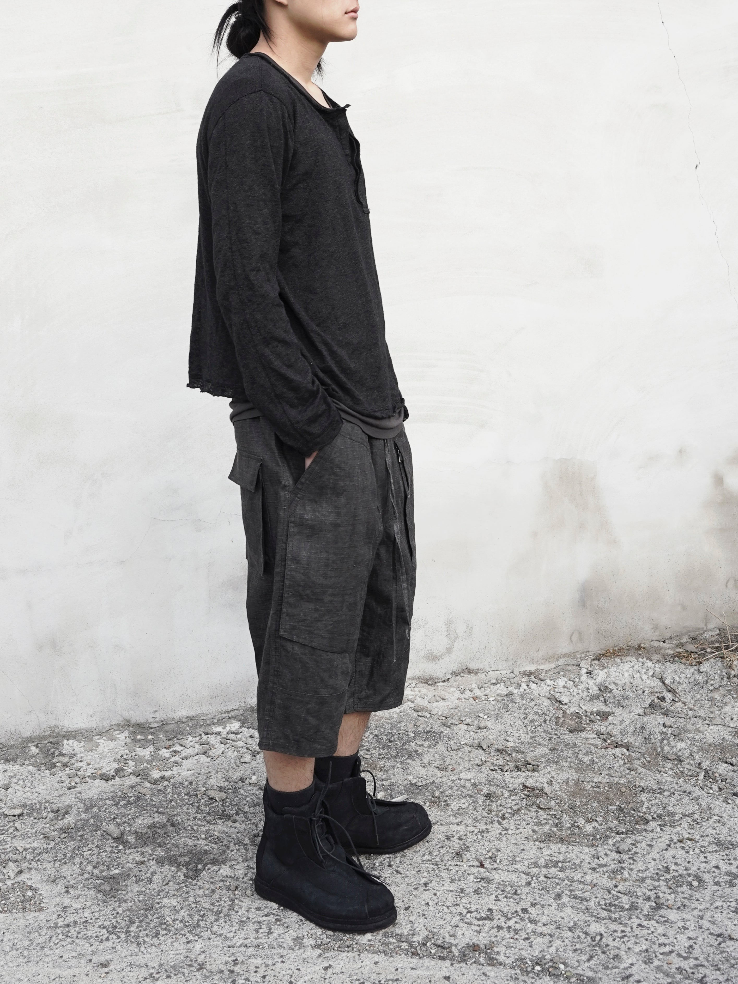 fatigue shorts / ink coat
