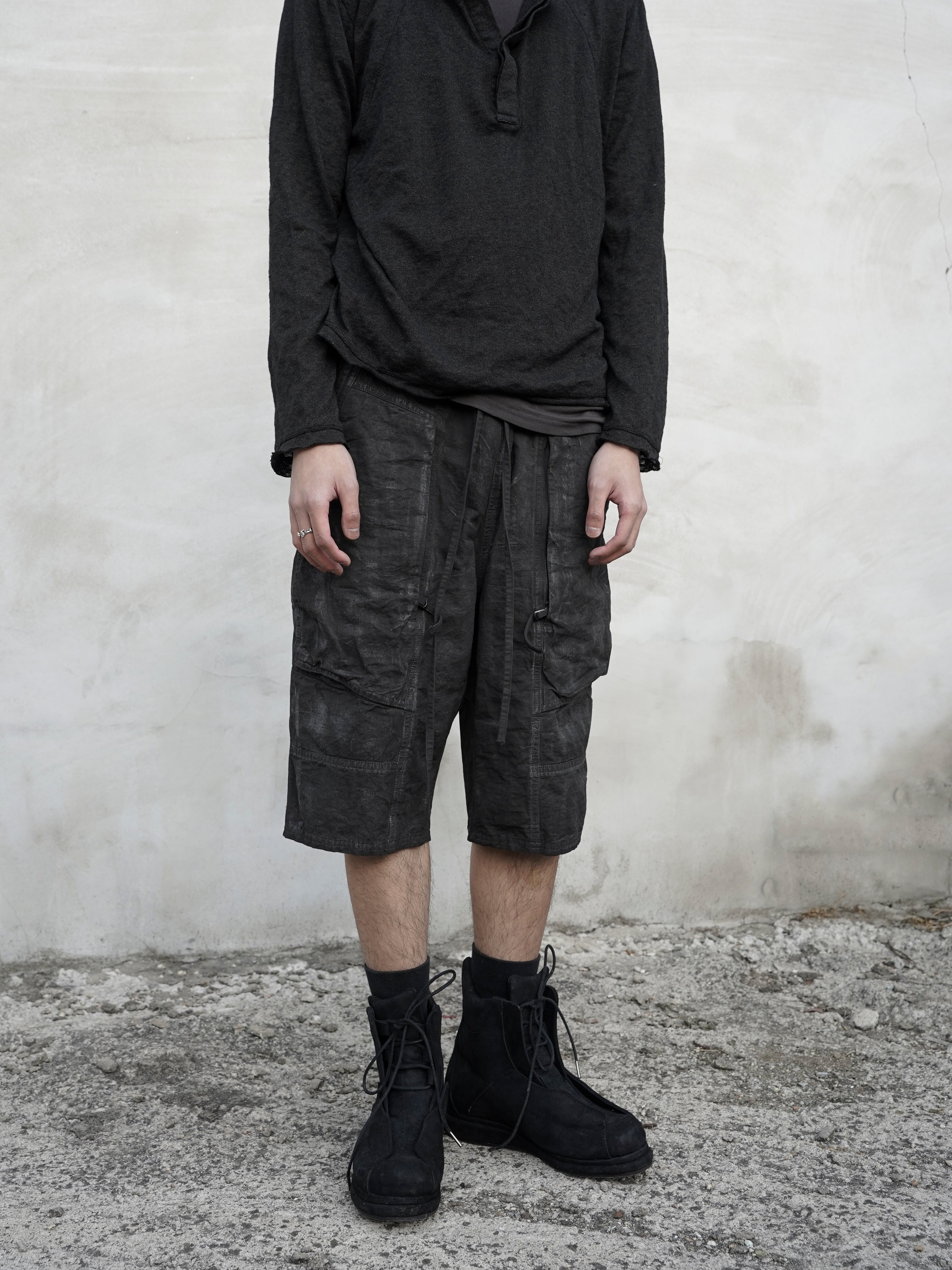 fatigue shorts / slab grey