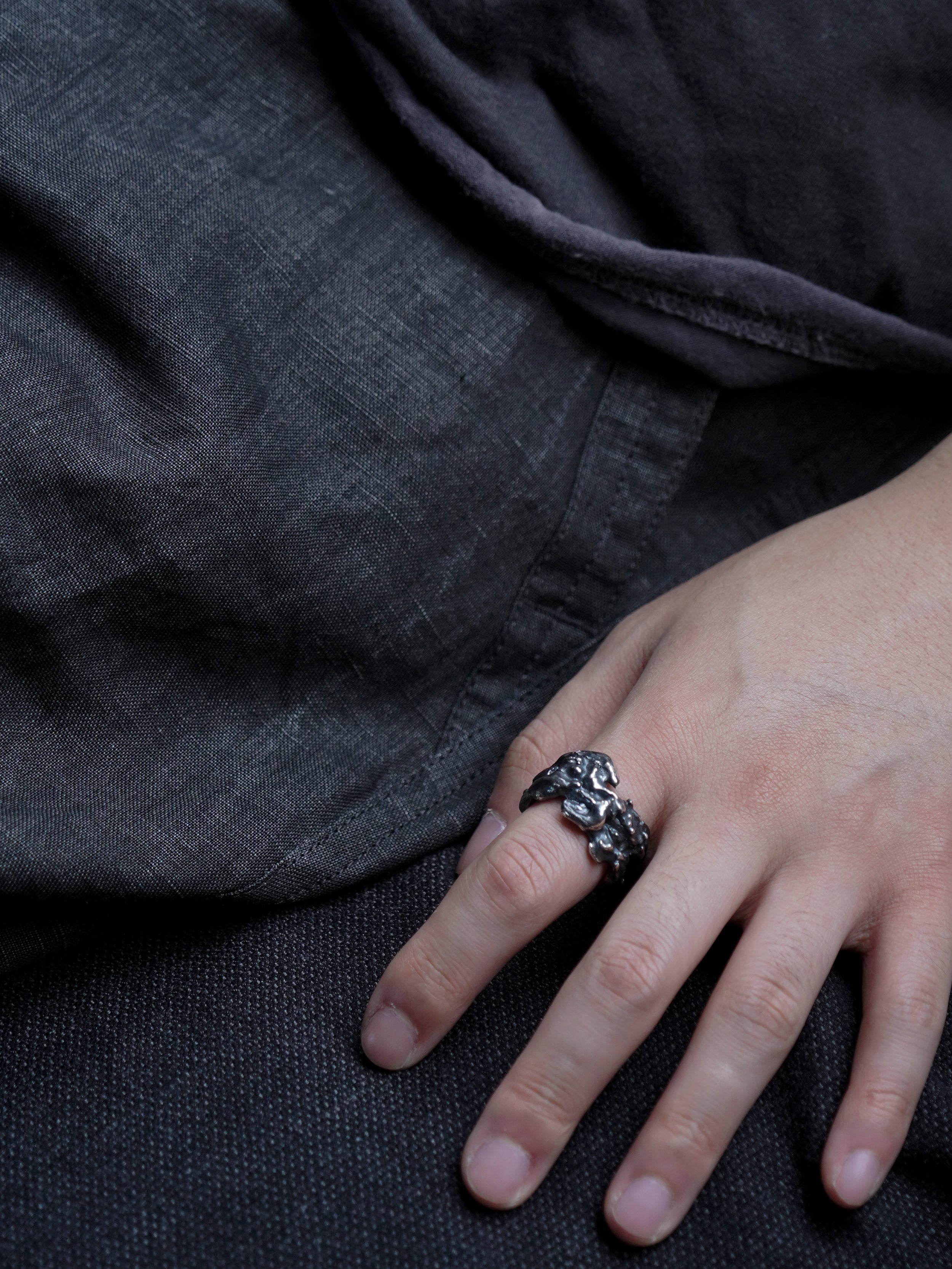 bool ring / 925 silver