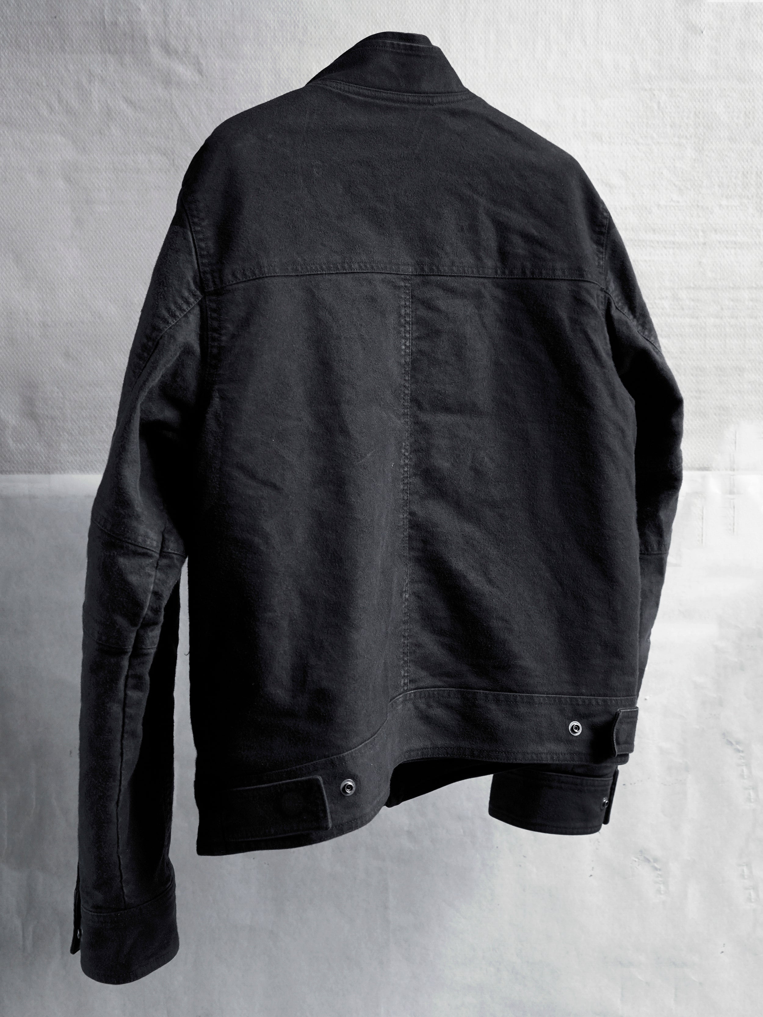 cargo bomber / black (moleskin) – blackmerle