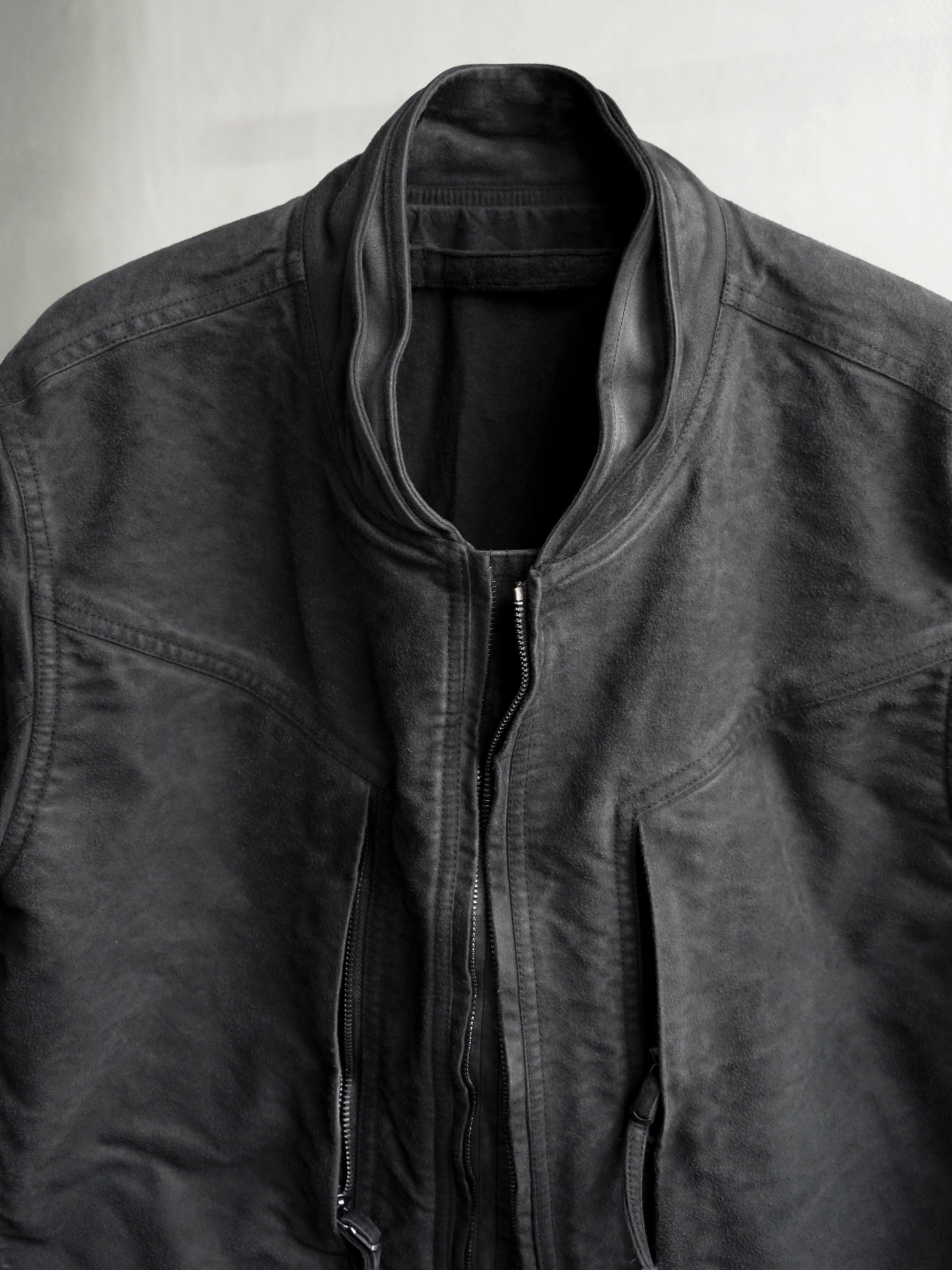 cargo bomber / slab grey (moleskin)