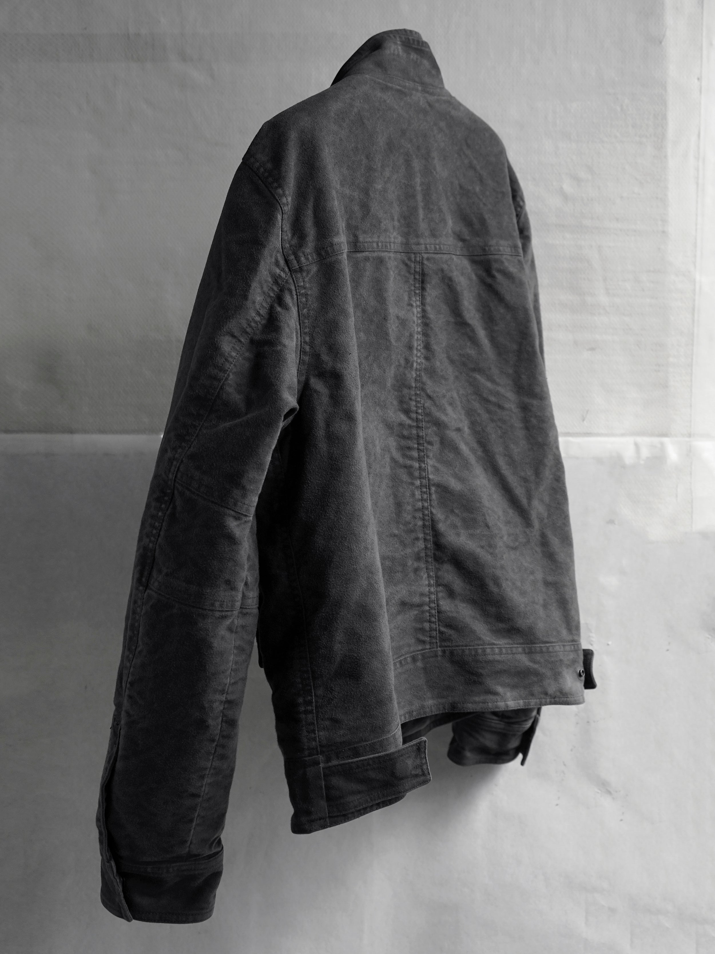 cargo bomber / slab grey (moleskin)