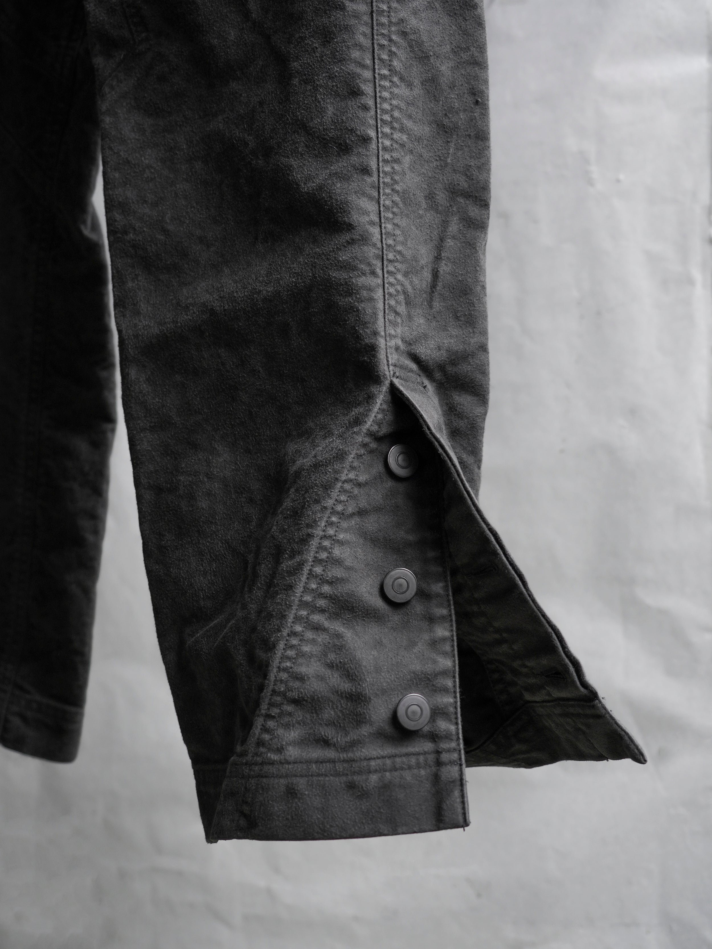 split trousers / slab grey (moleskin)