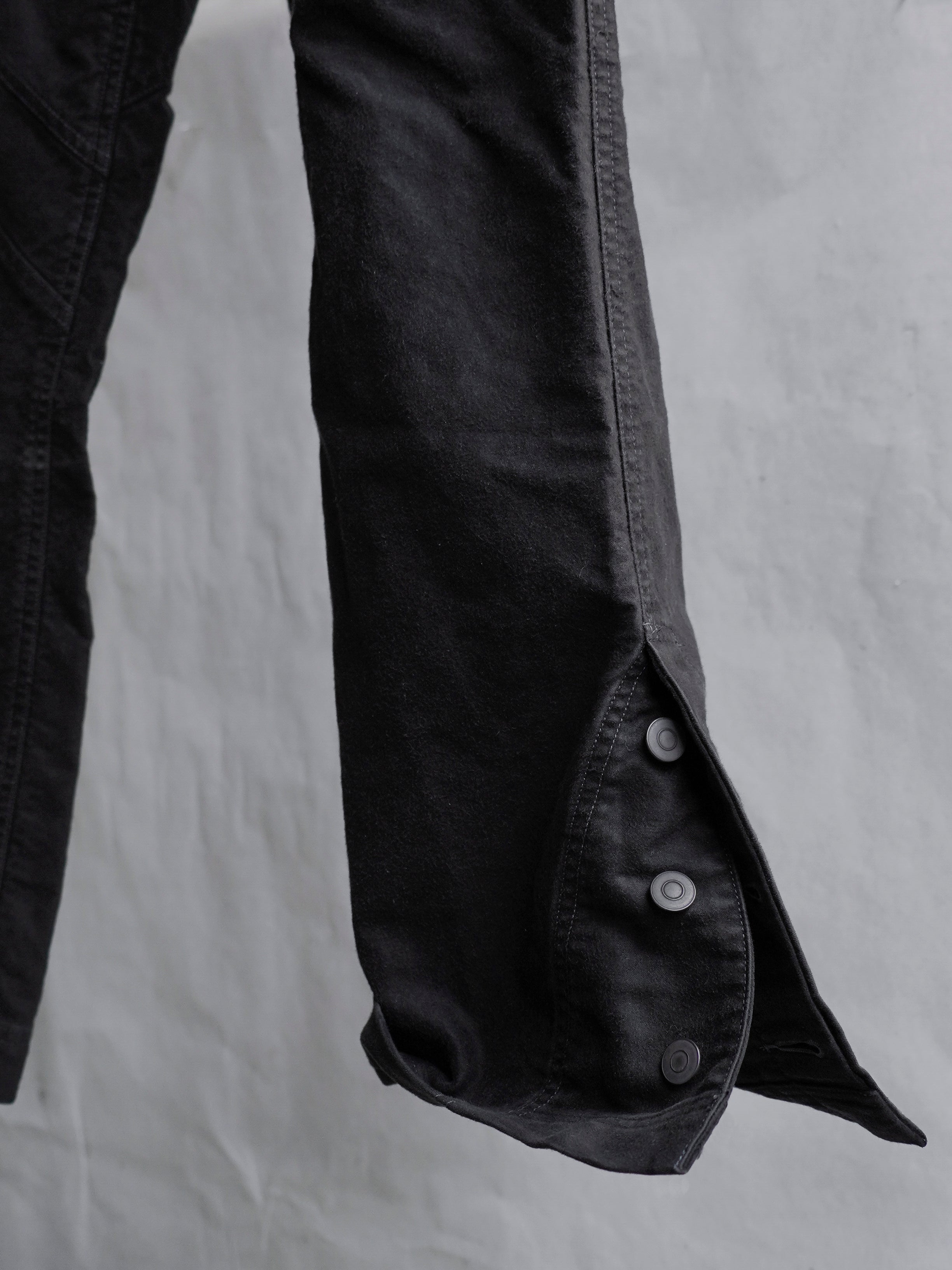 split trousers / black (moleskin)