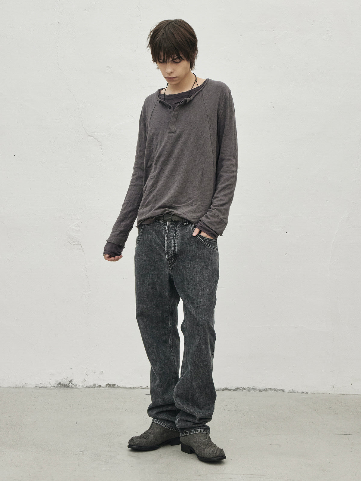hider jeans / washed (13oz)