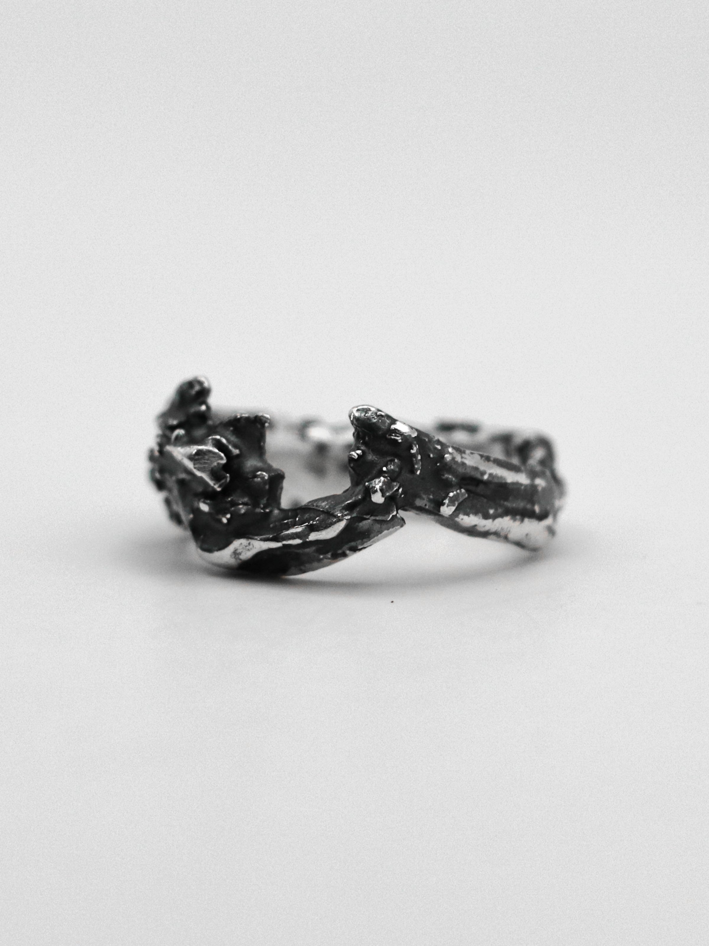 arc ring / 925 silver