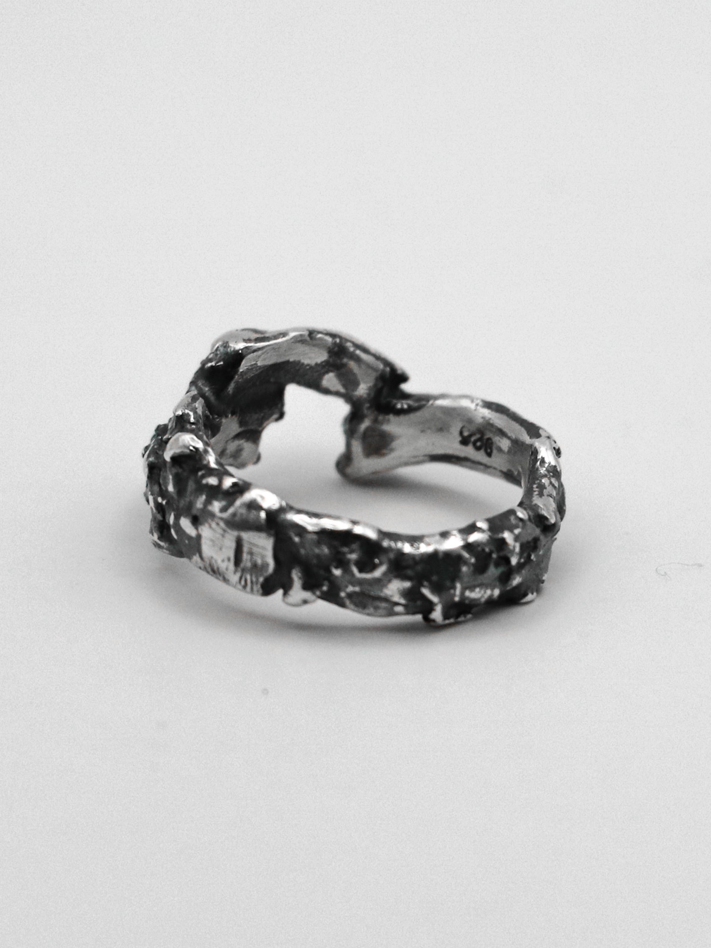 arc ring / 925 silver