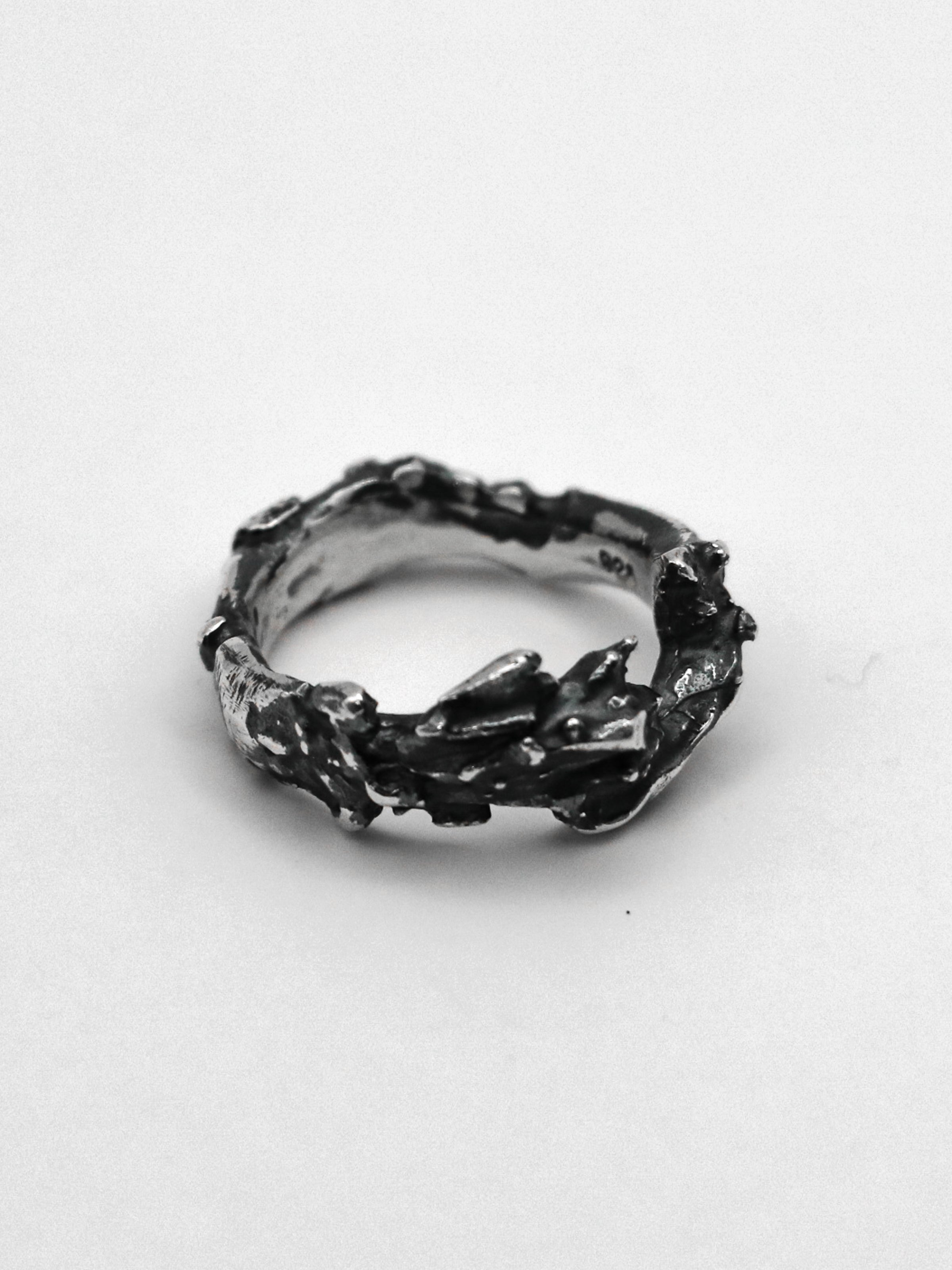 arc ring / 925 silver