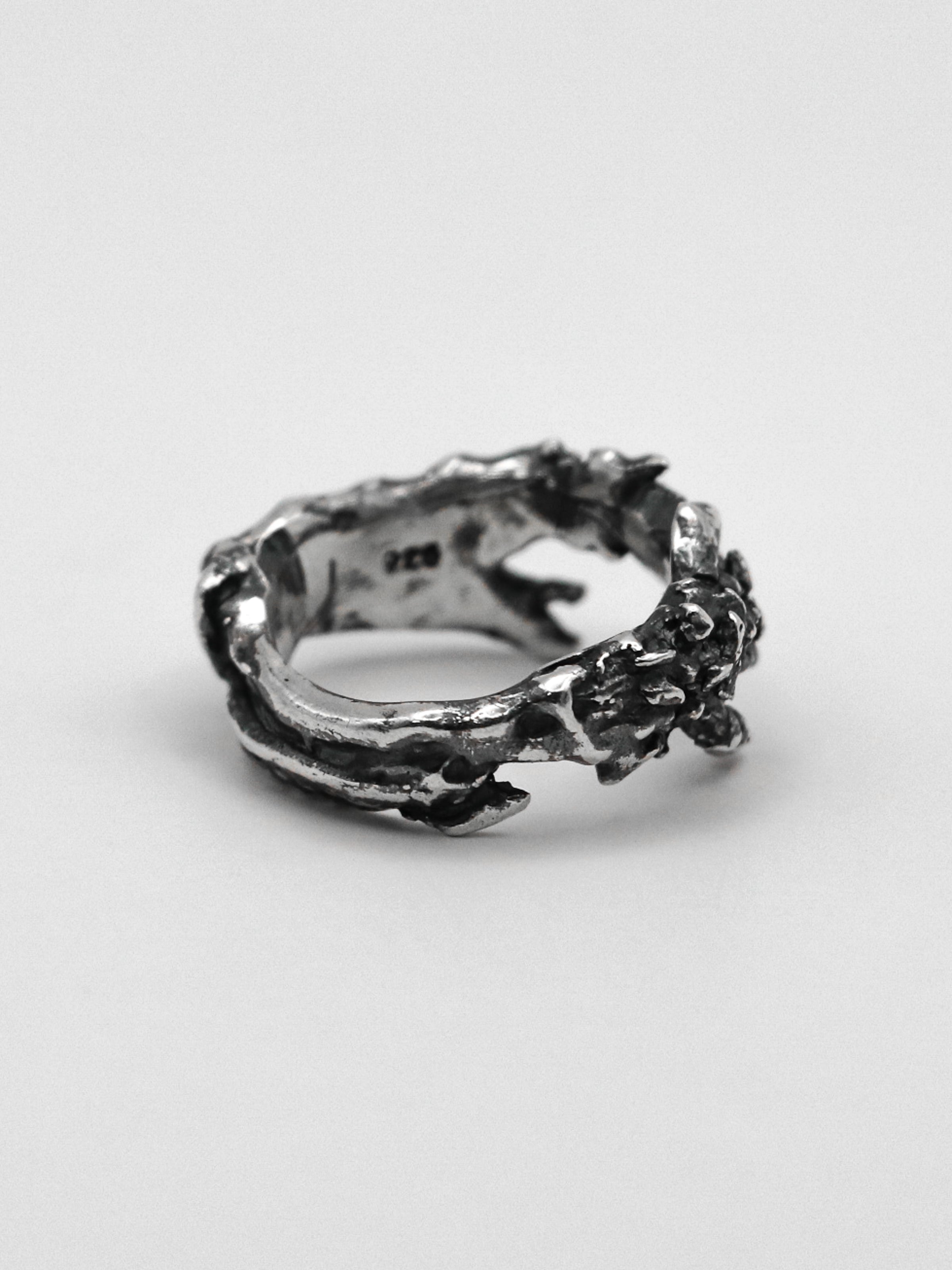 pine ring / 925 silver