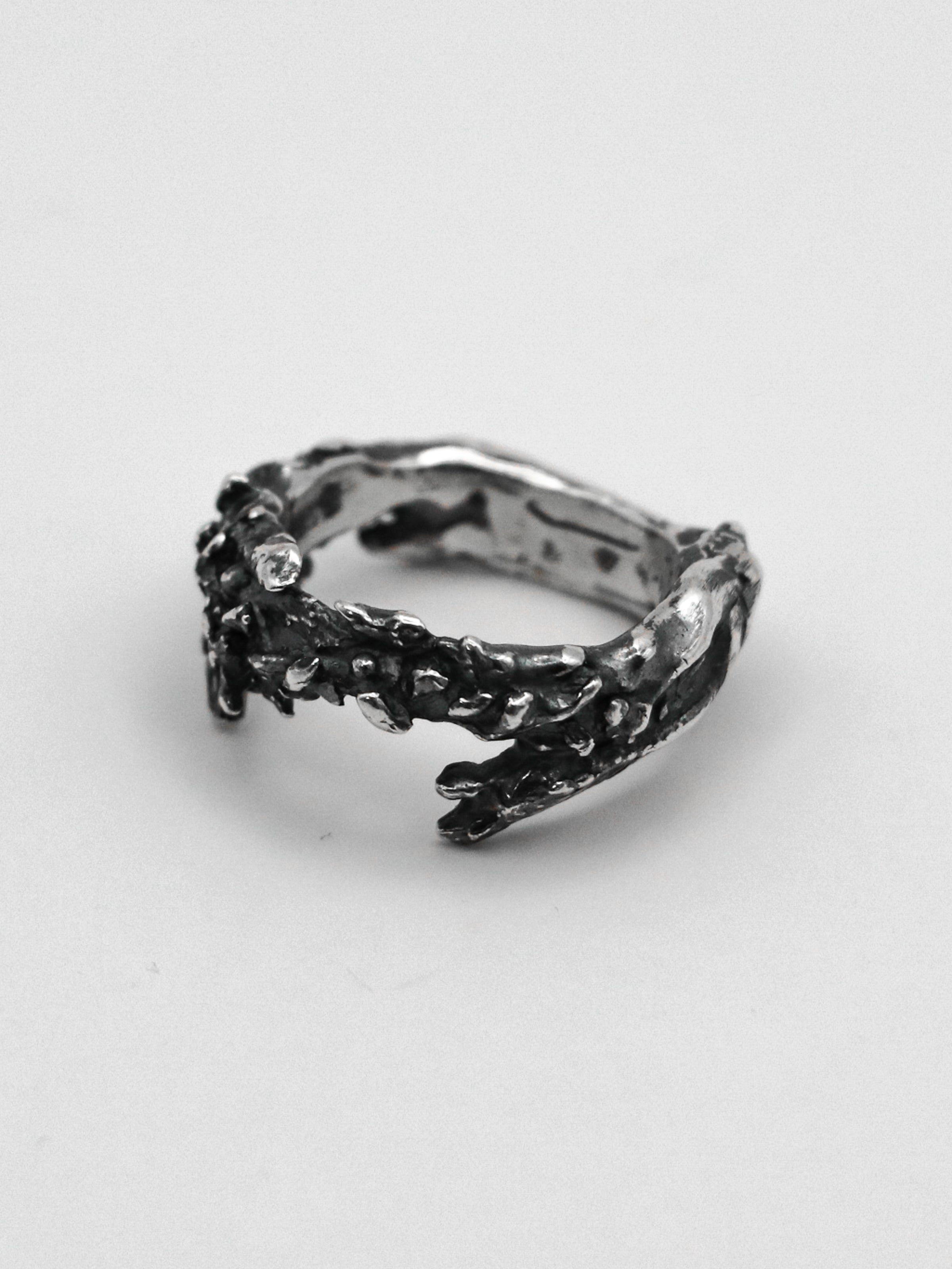 pine ring / 925 silver