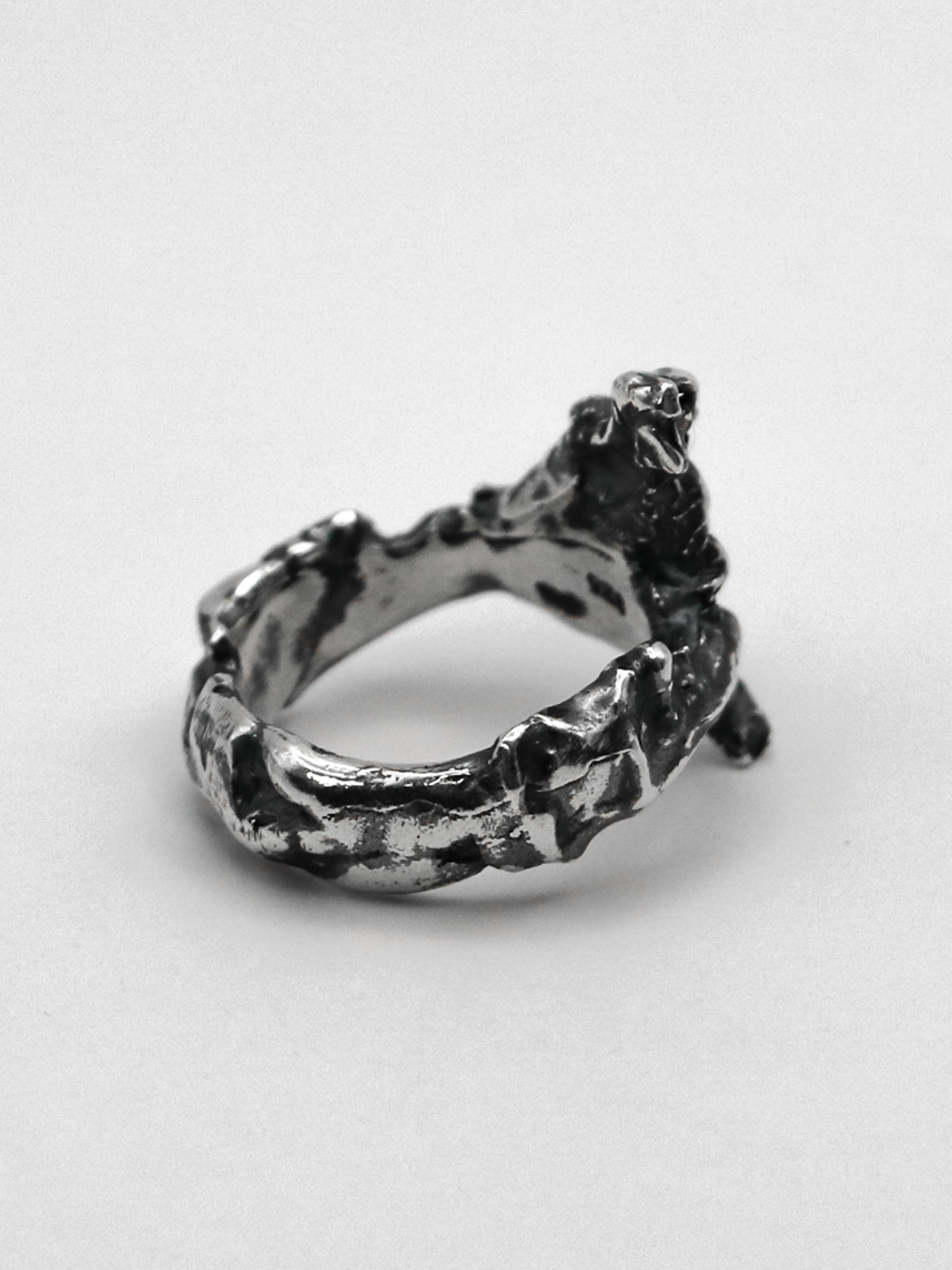 tri ring / 925 silver