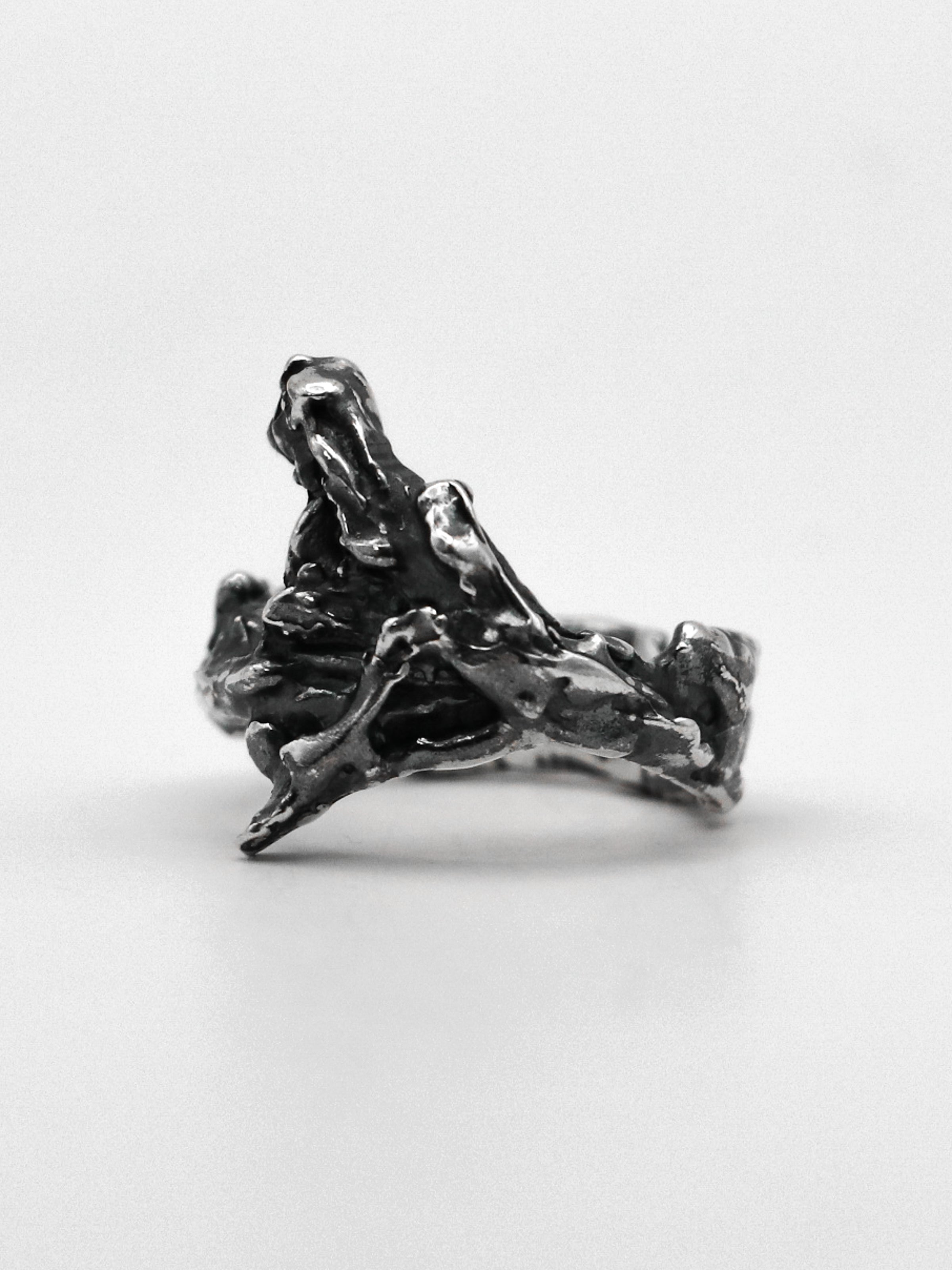 tri ring / 925 silver