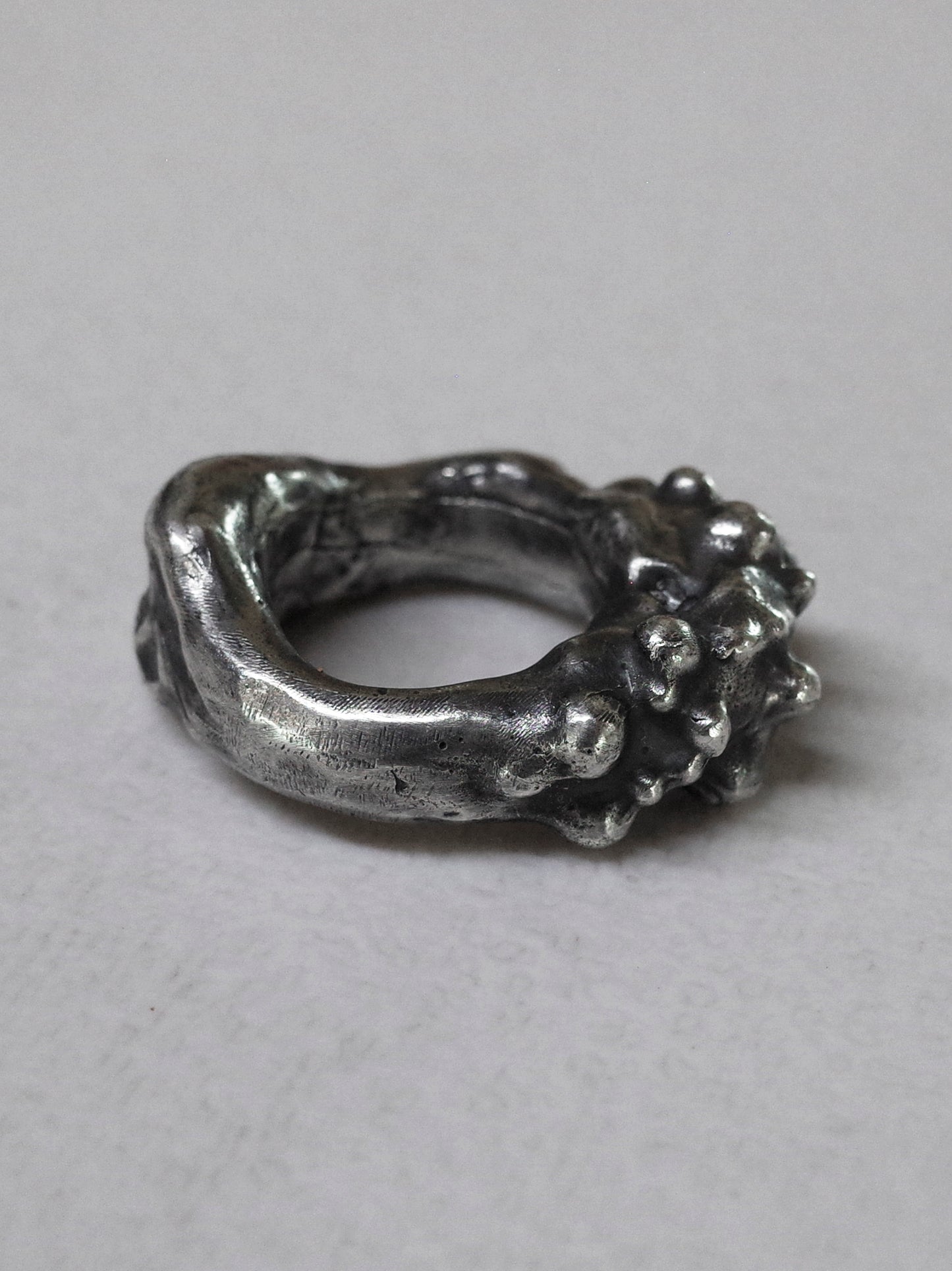 bone ring / 925 silver