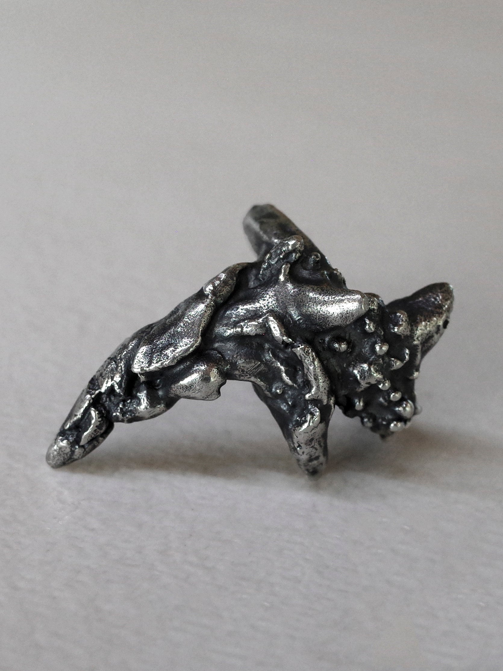 claw ring / 925 silver