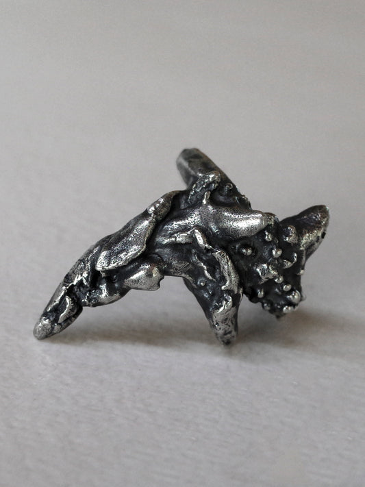 claw ring / 925 silver