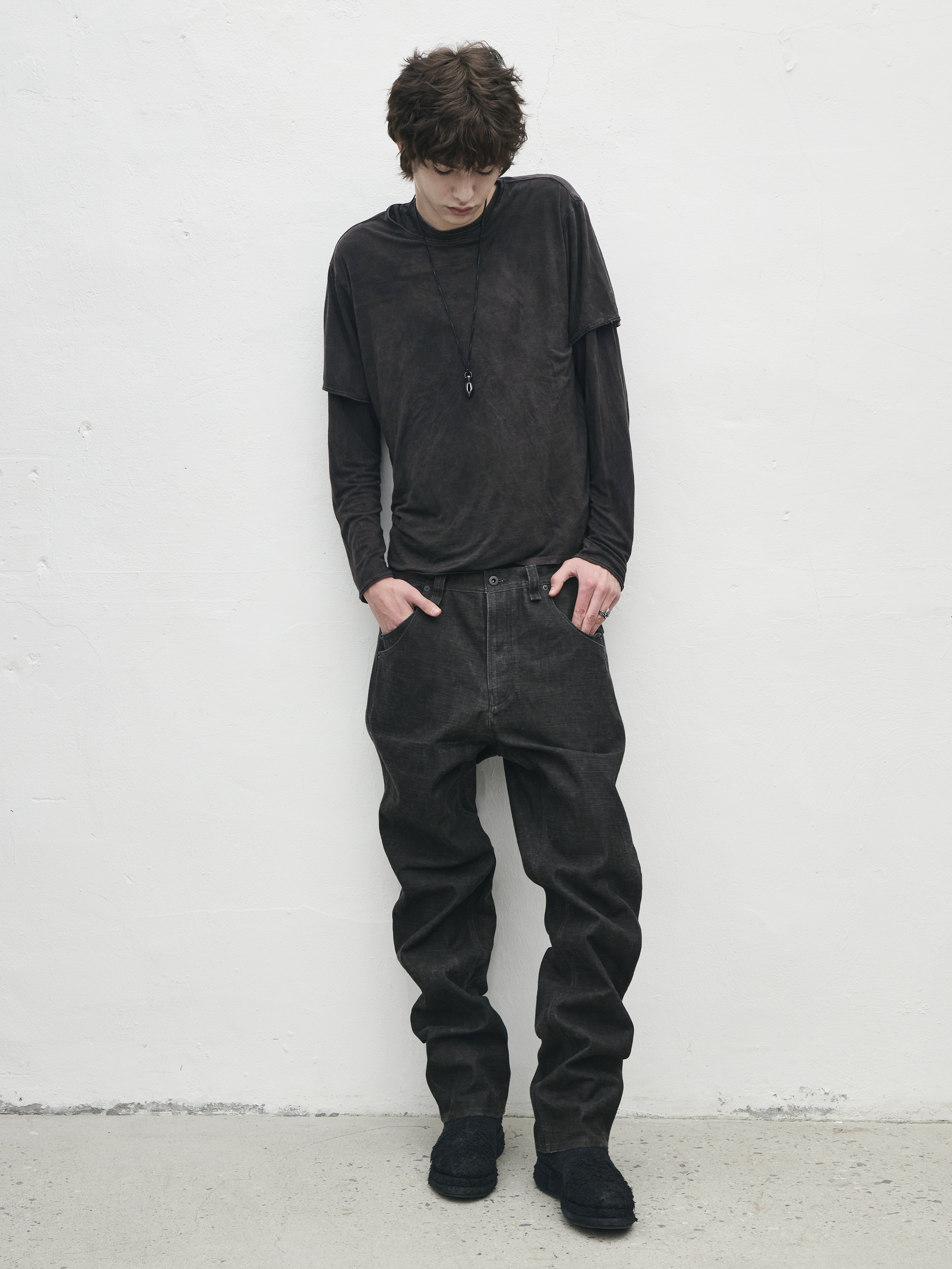bamboo tee / gallnut ink