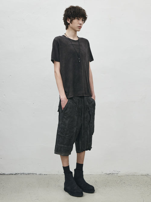 bamboo tee / gallnut ink