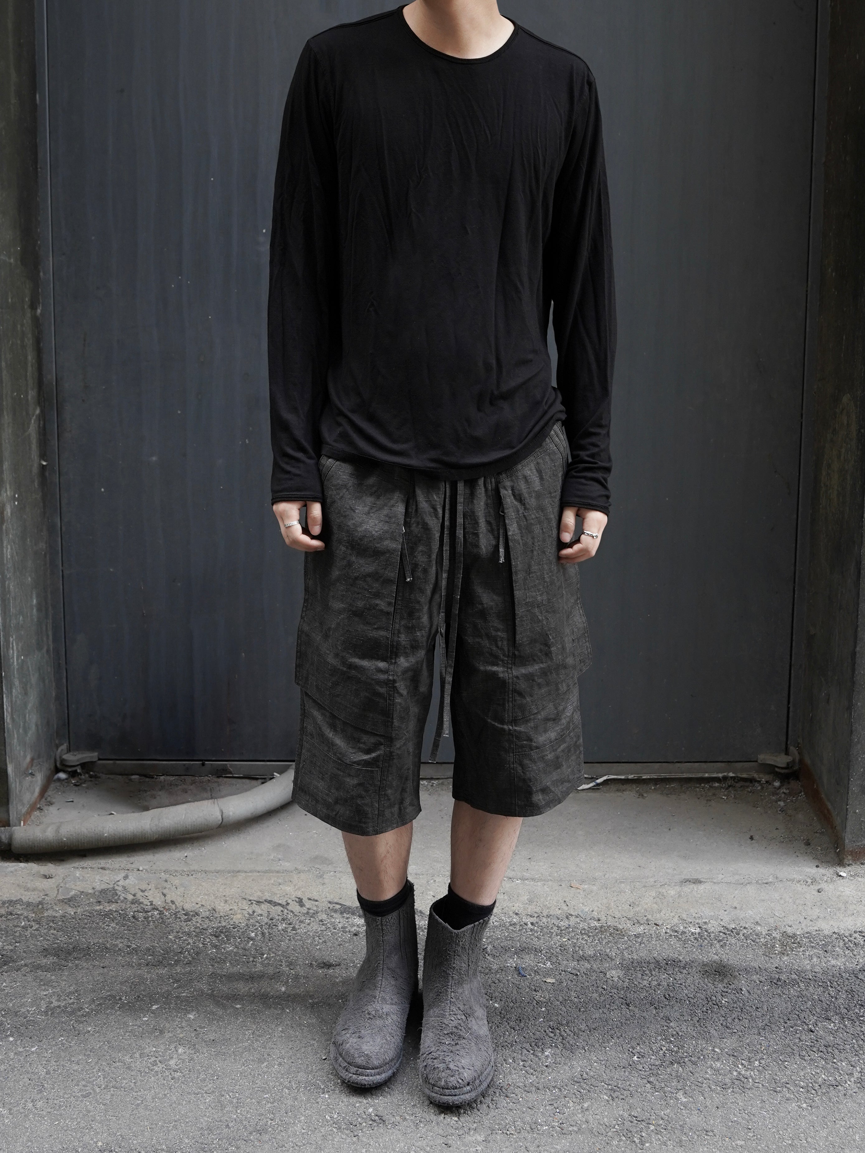 bamboo longsleeve / black