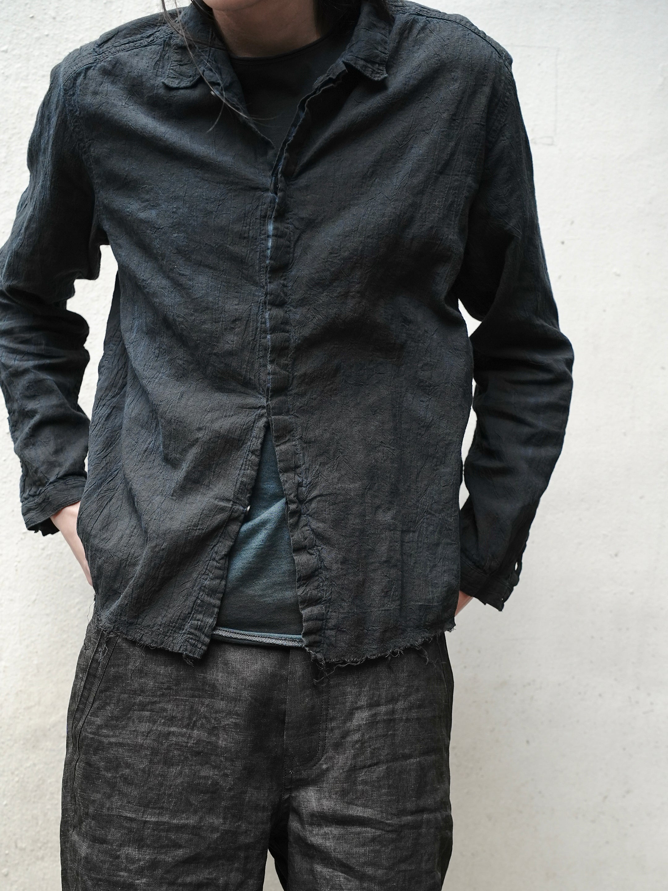kara shirt / indigo ink – blackmerle