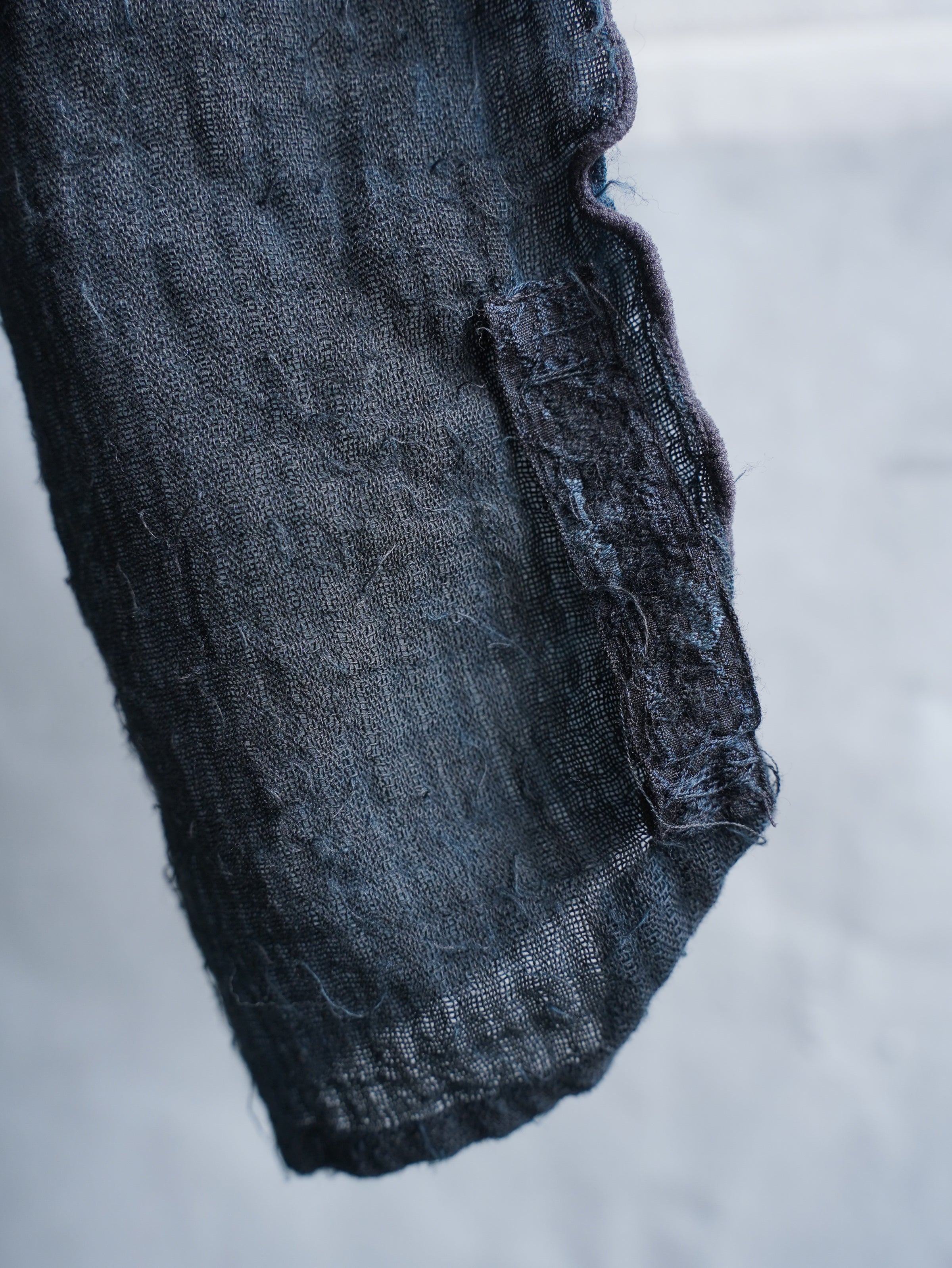 endo scarf / indigo ink