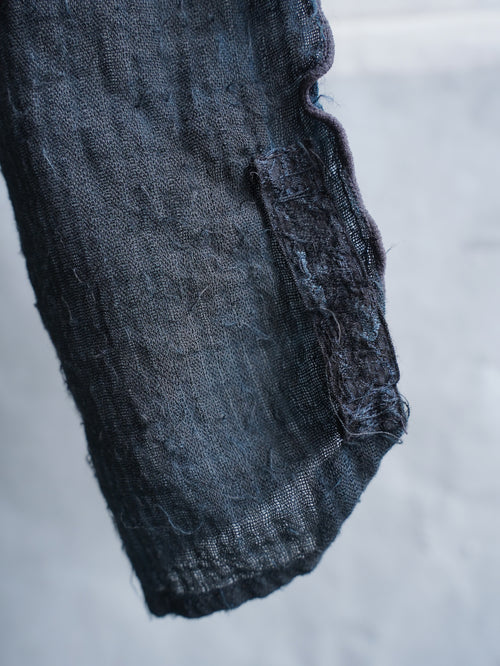 endo scarf / indigo ink