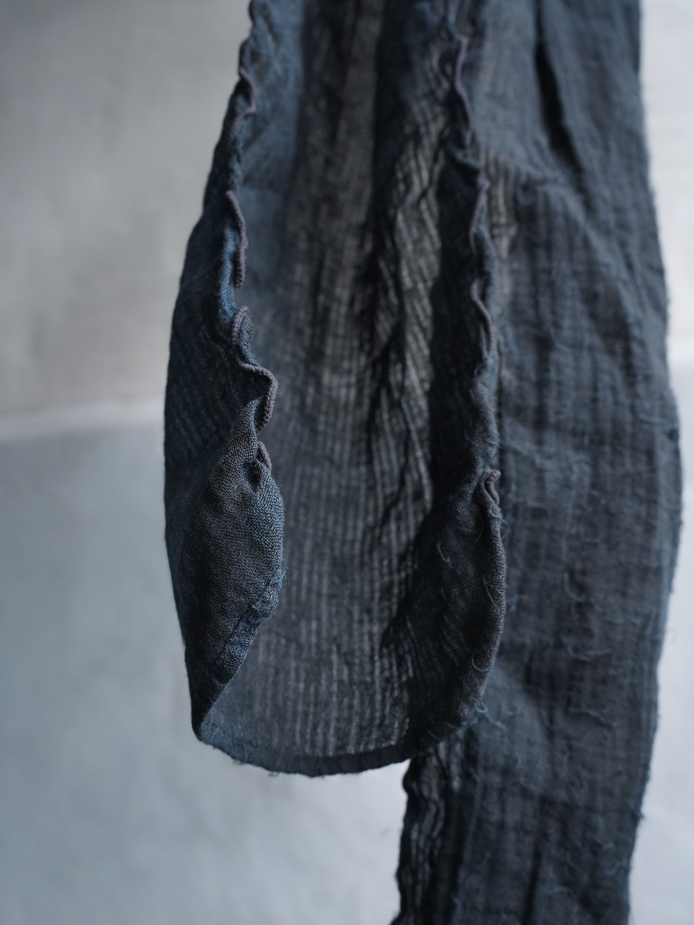 endo scarf / indigo ink