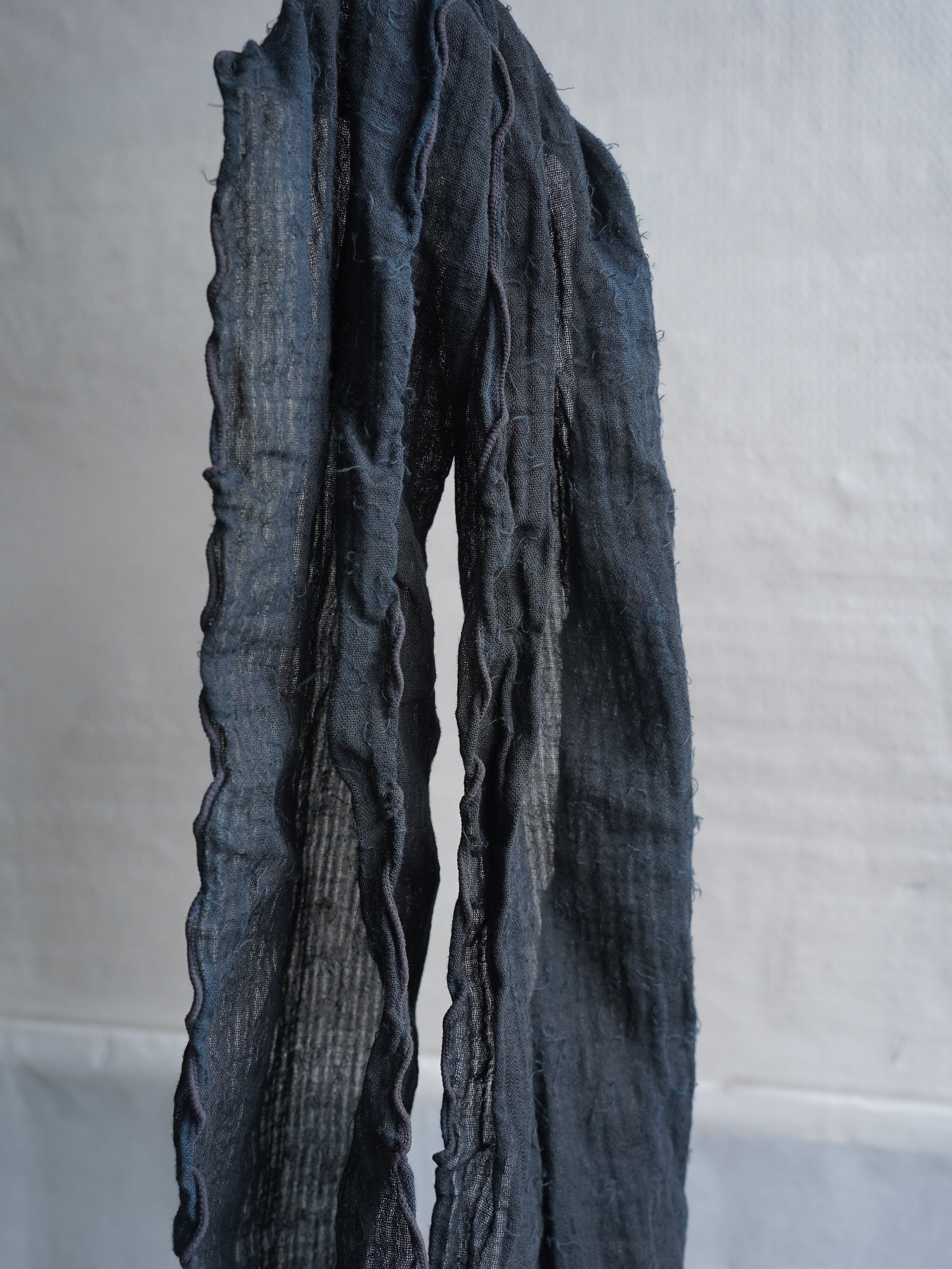 endo scarf / indigo ink