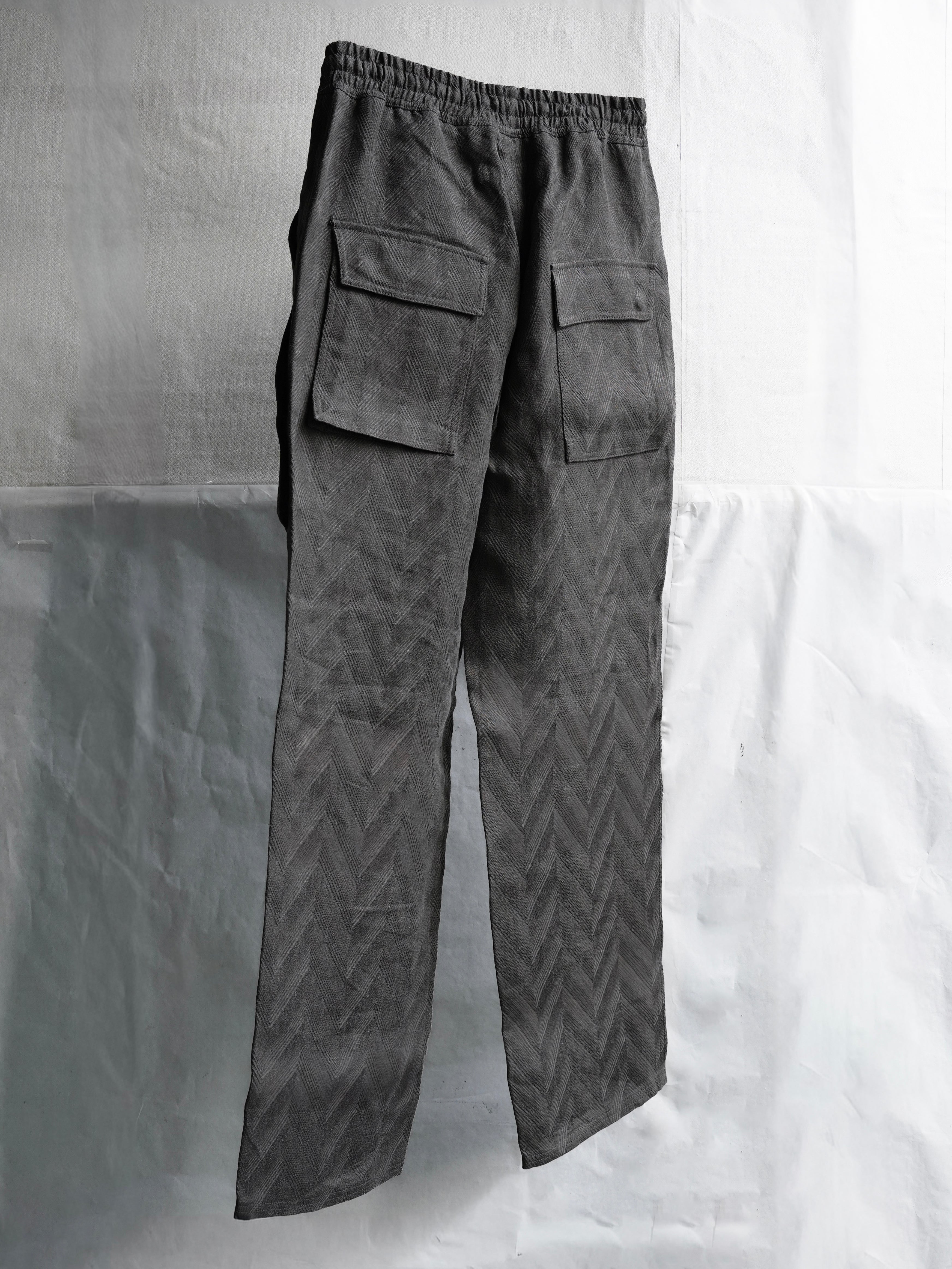 fatigue drawstring pants / sumi linen