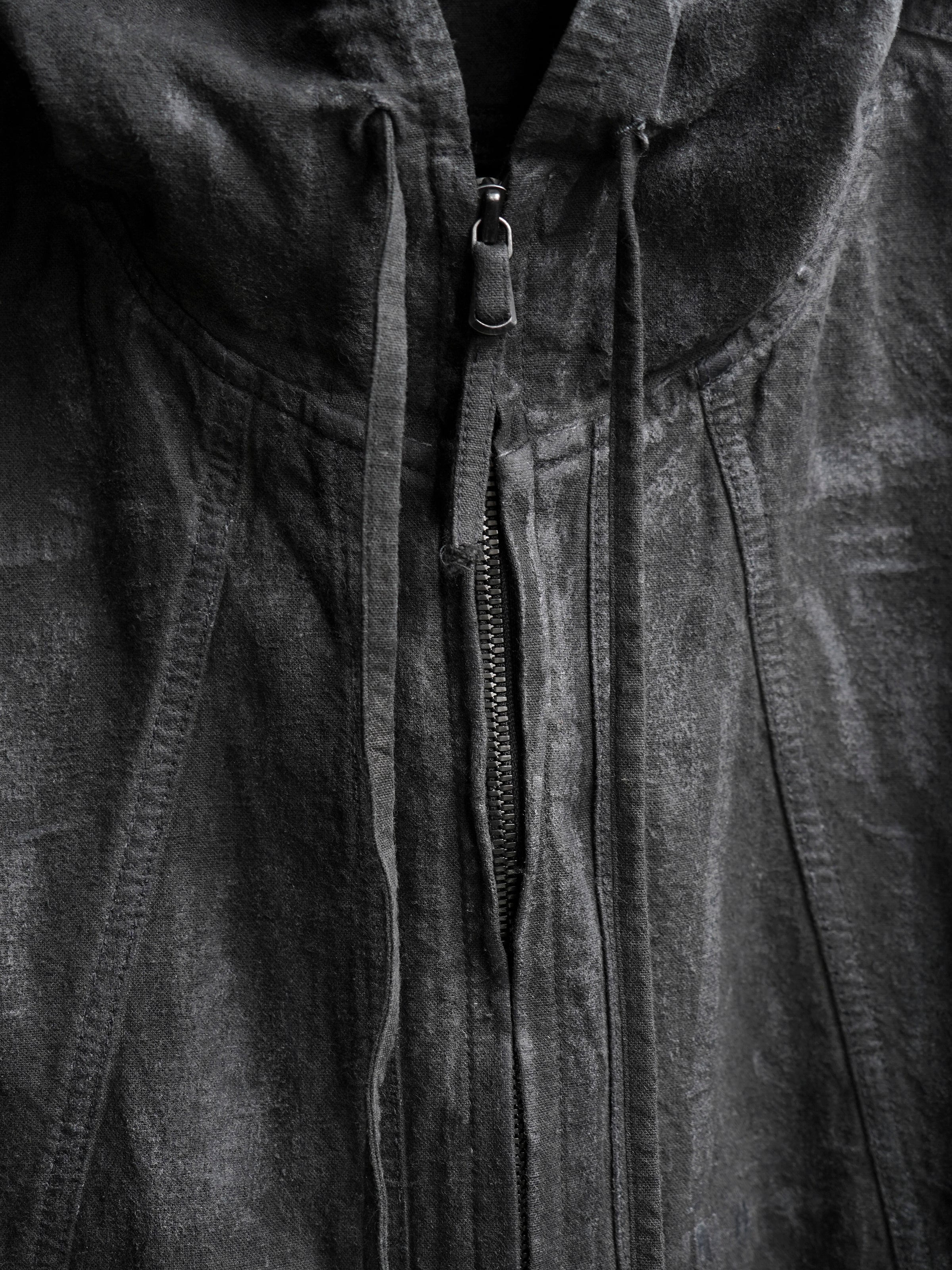 hooded jacket / slab grey