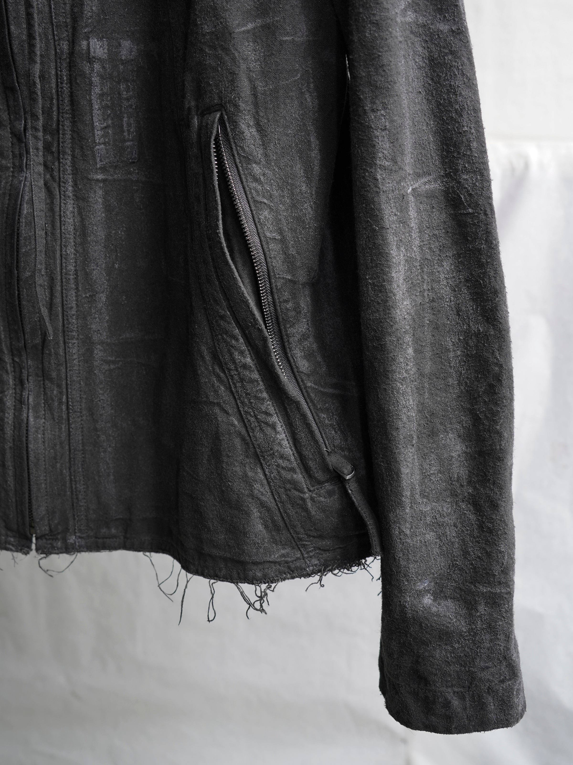 hooded jacket / slab grey