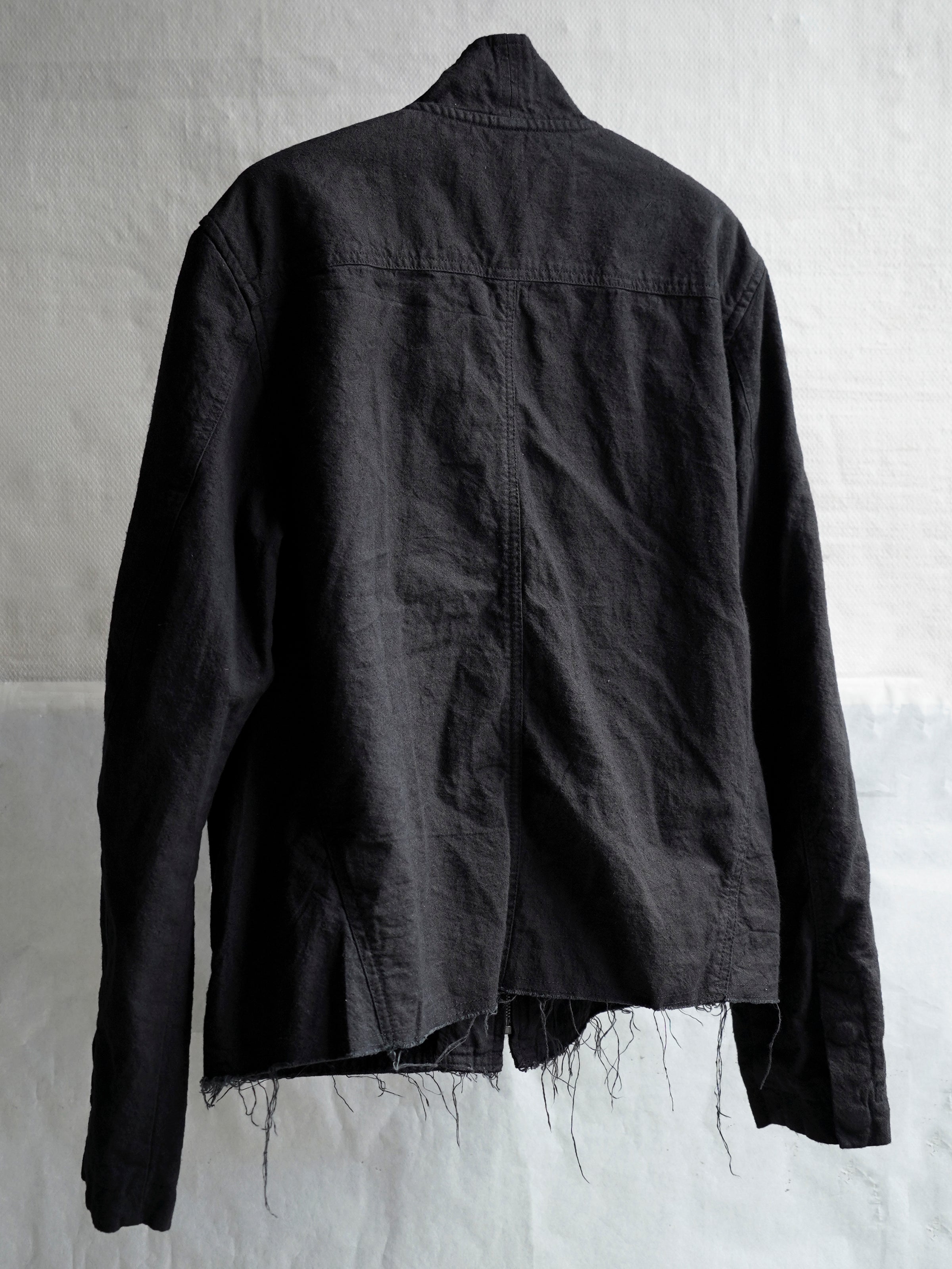 zip up jacket / black
