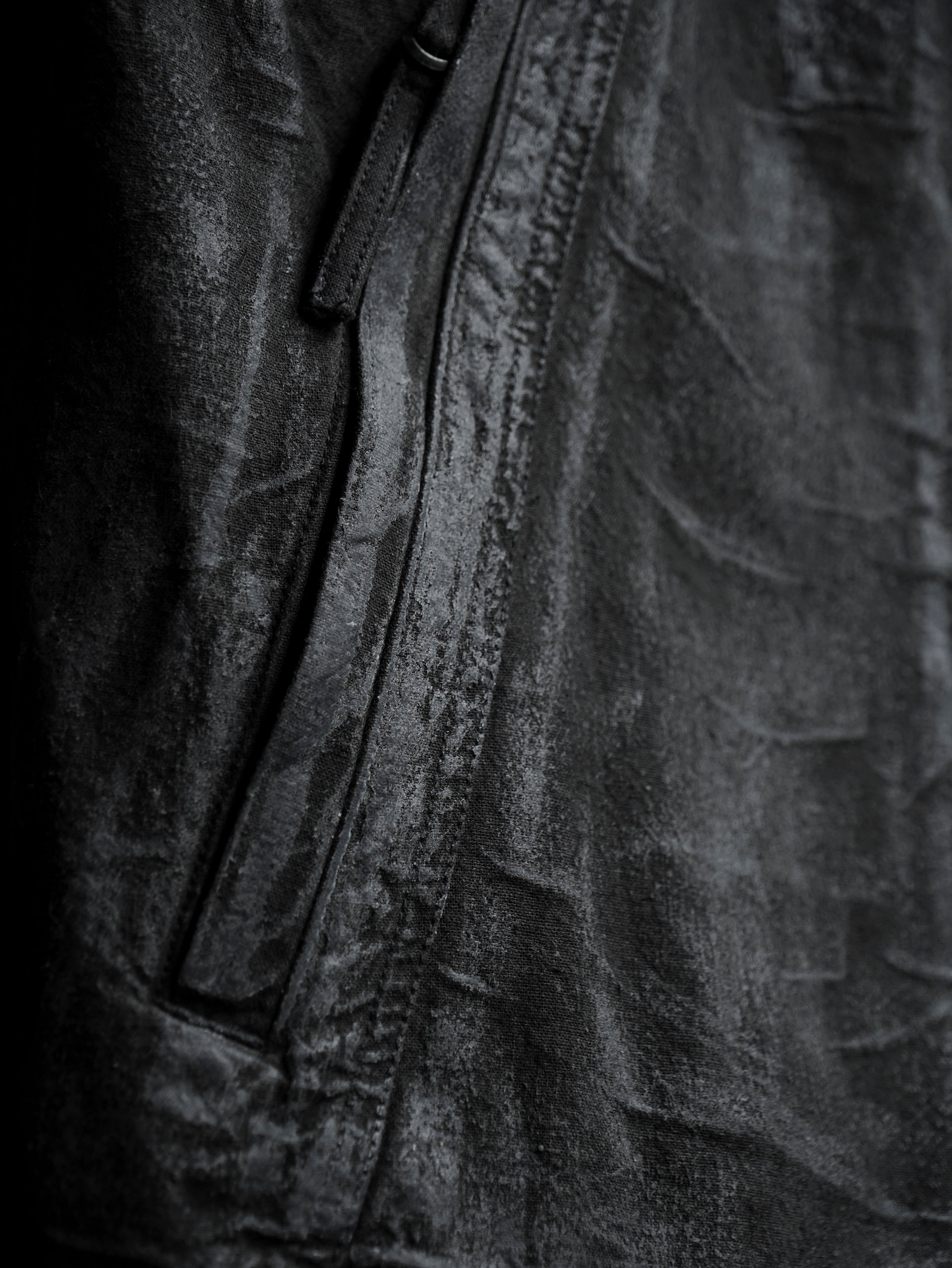 zip up jacket / slab grey