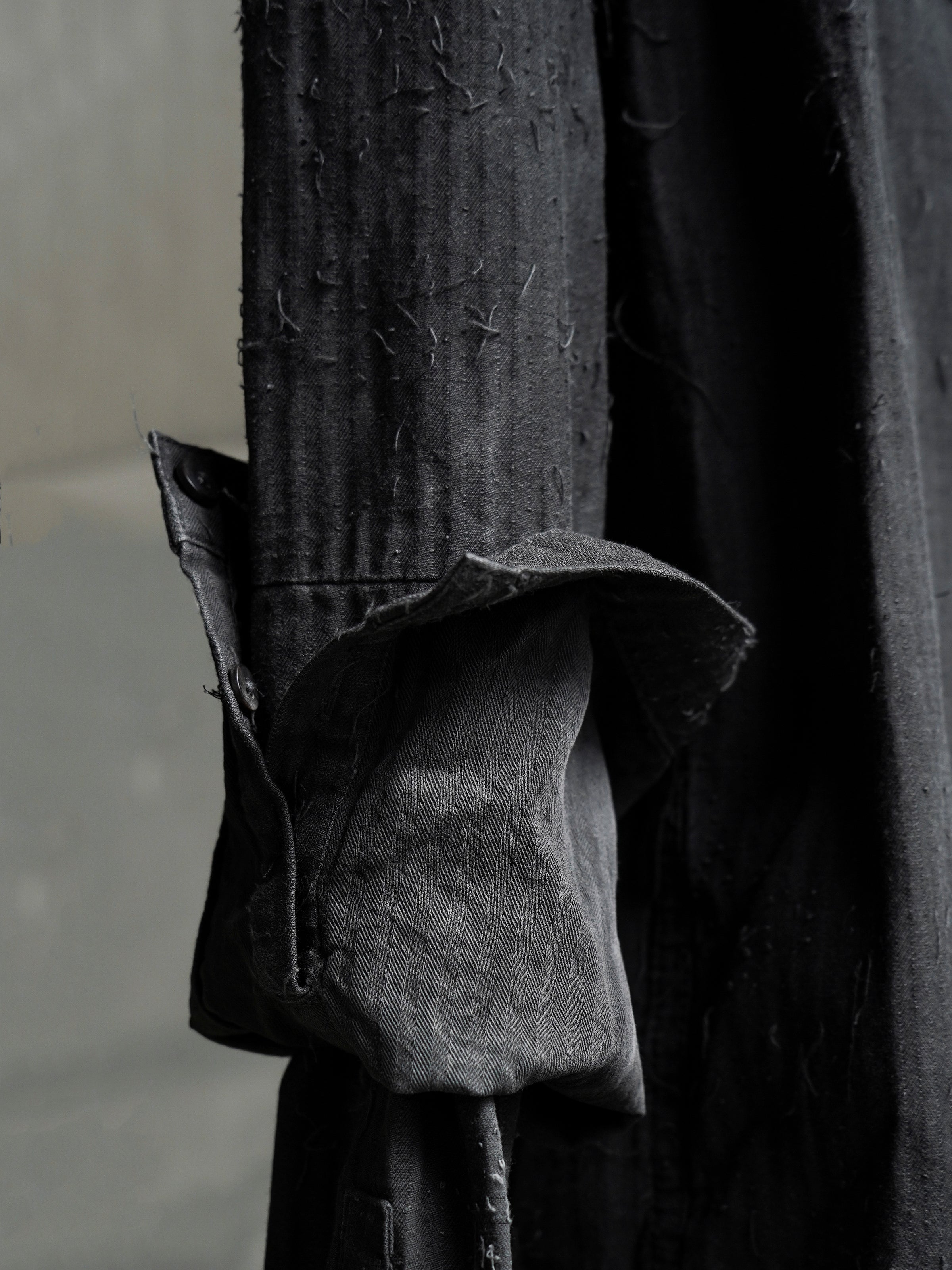 double sleeve field shirt / exo ink