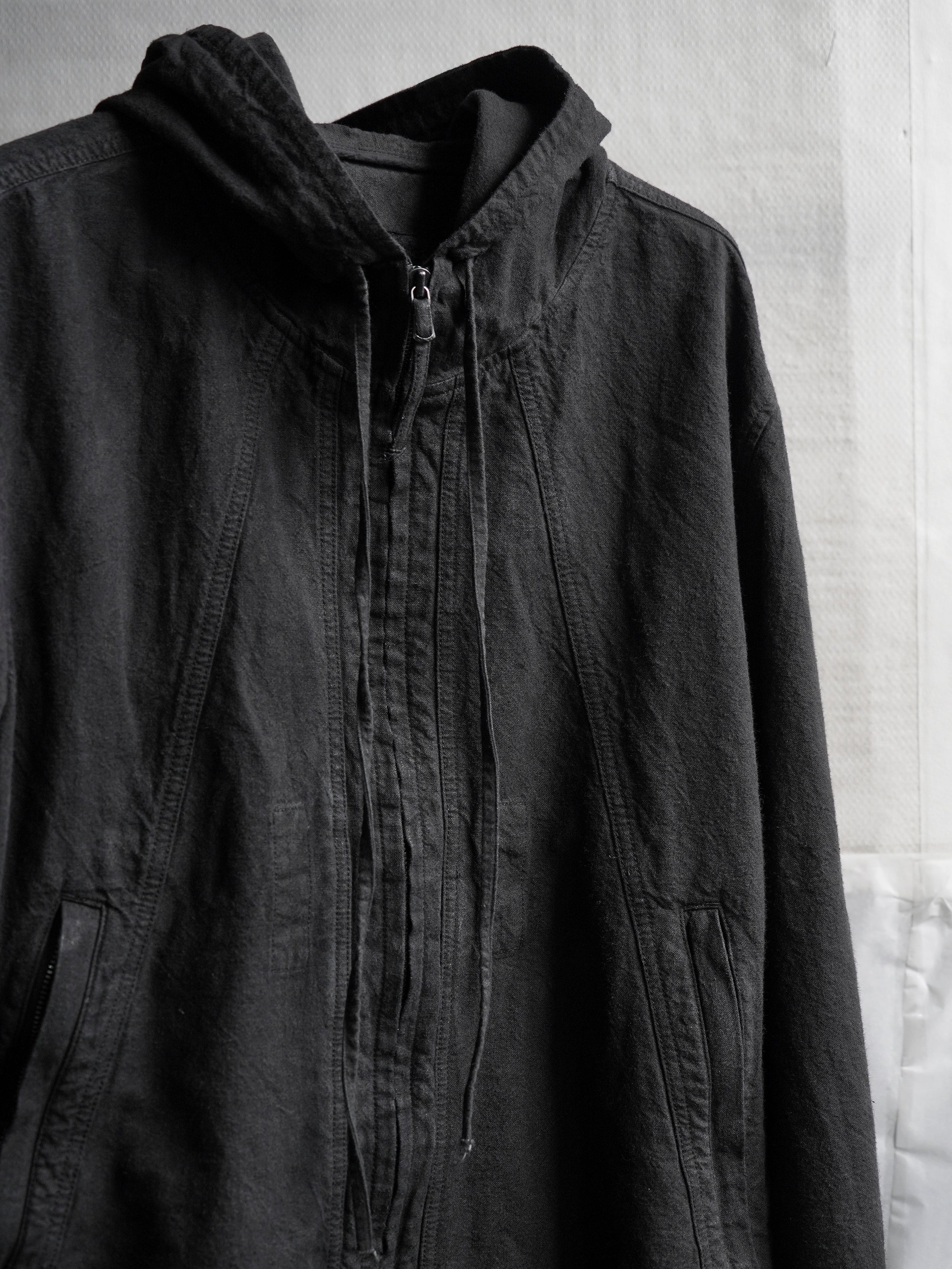 hooded jacket / ink – blackmerle
